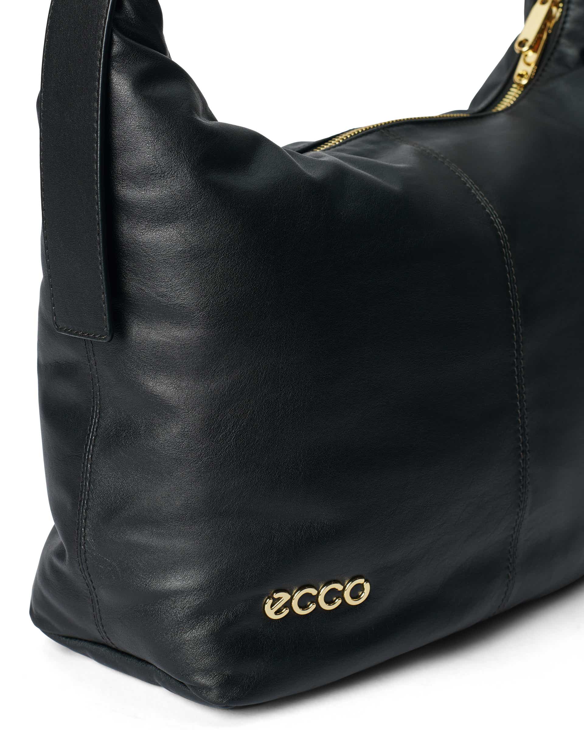 ECCO SOFT MEDIUM HOBO BAG - Black - Detail-1