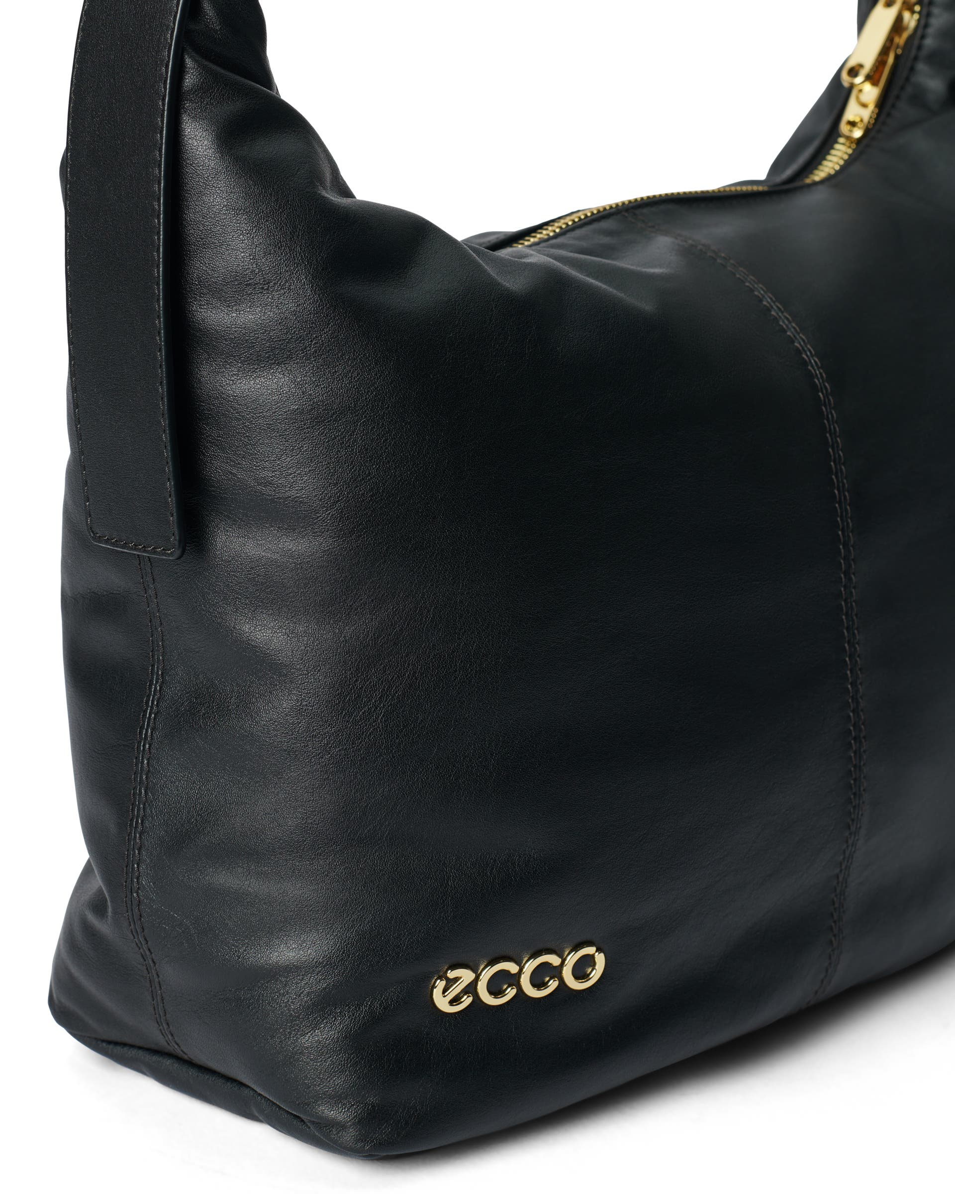 ECCO SOFT MEDIUM HOBO BAG - Black - Detail-1