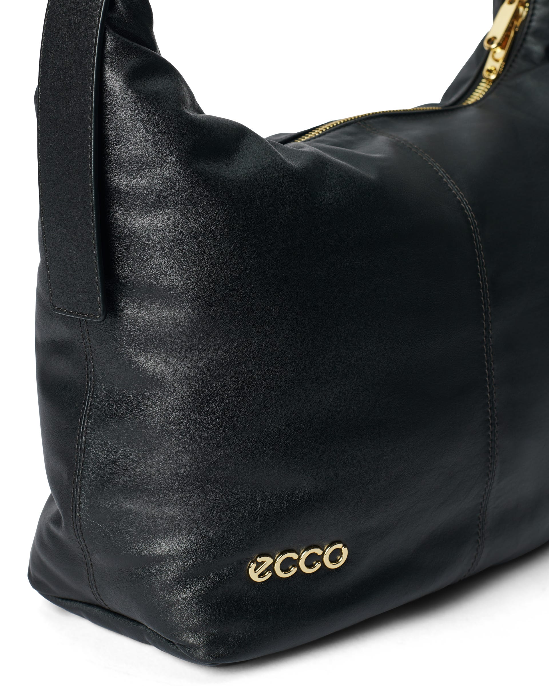 ECCO SOFT MEDIUM HOBO BAG - Black - Detail-1