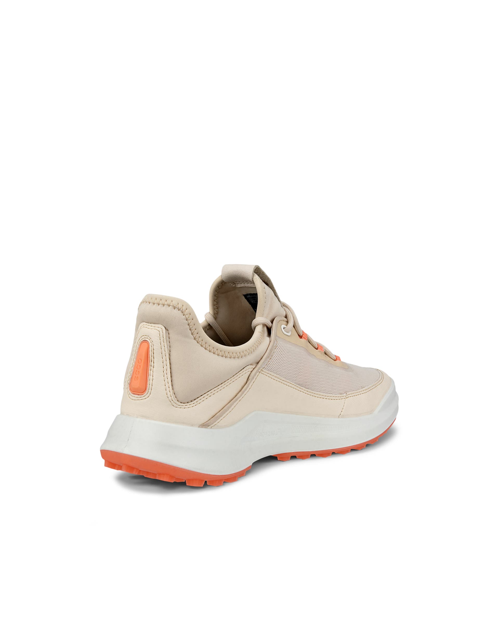 Ladies ECCO® Golf Core Textile Golf Shoe - Beige - Back