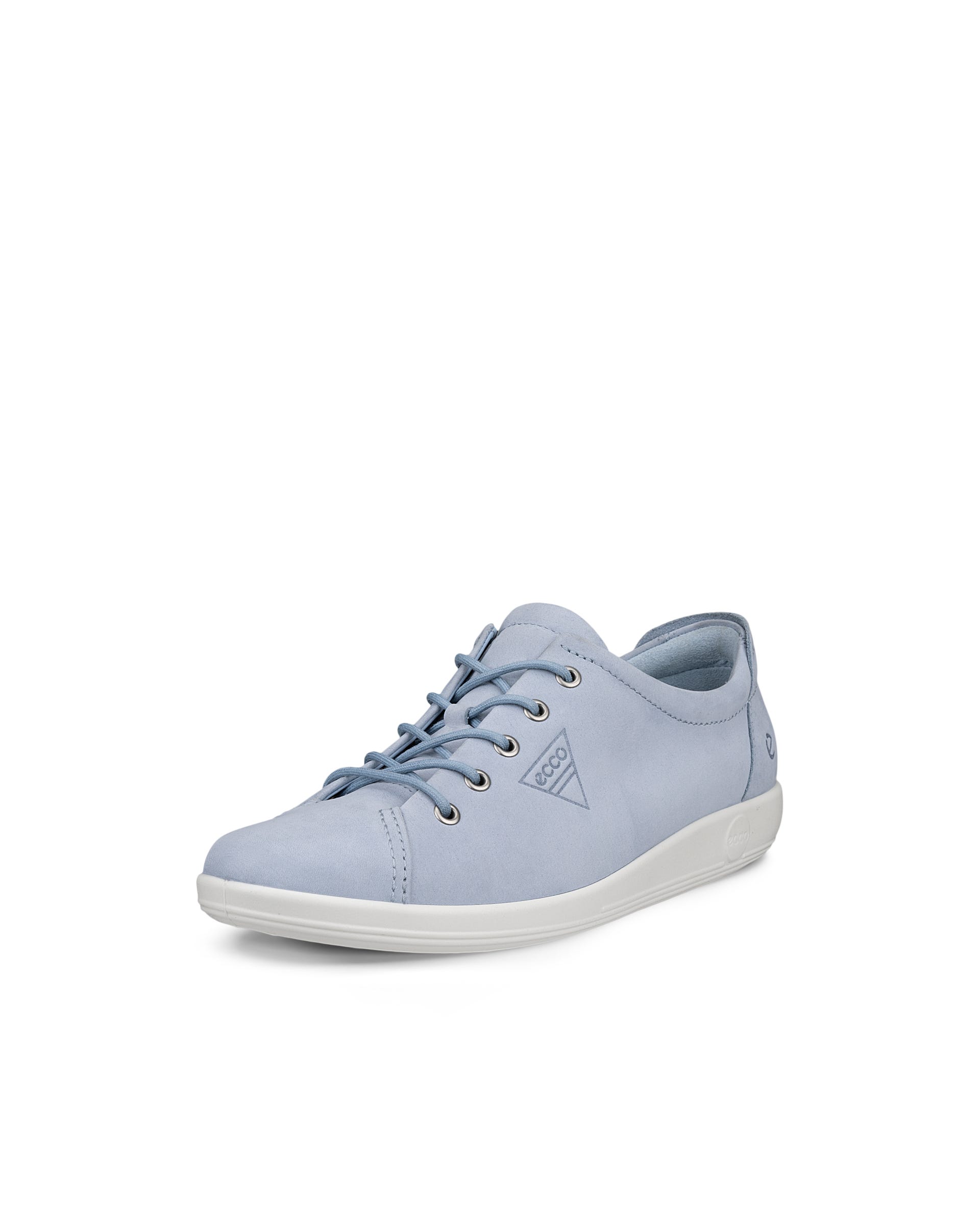 Women's ECCO® Soft 2.0 Nubuck Walking Shoe - Blue - Main