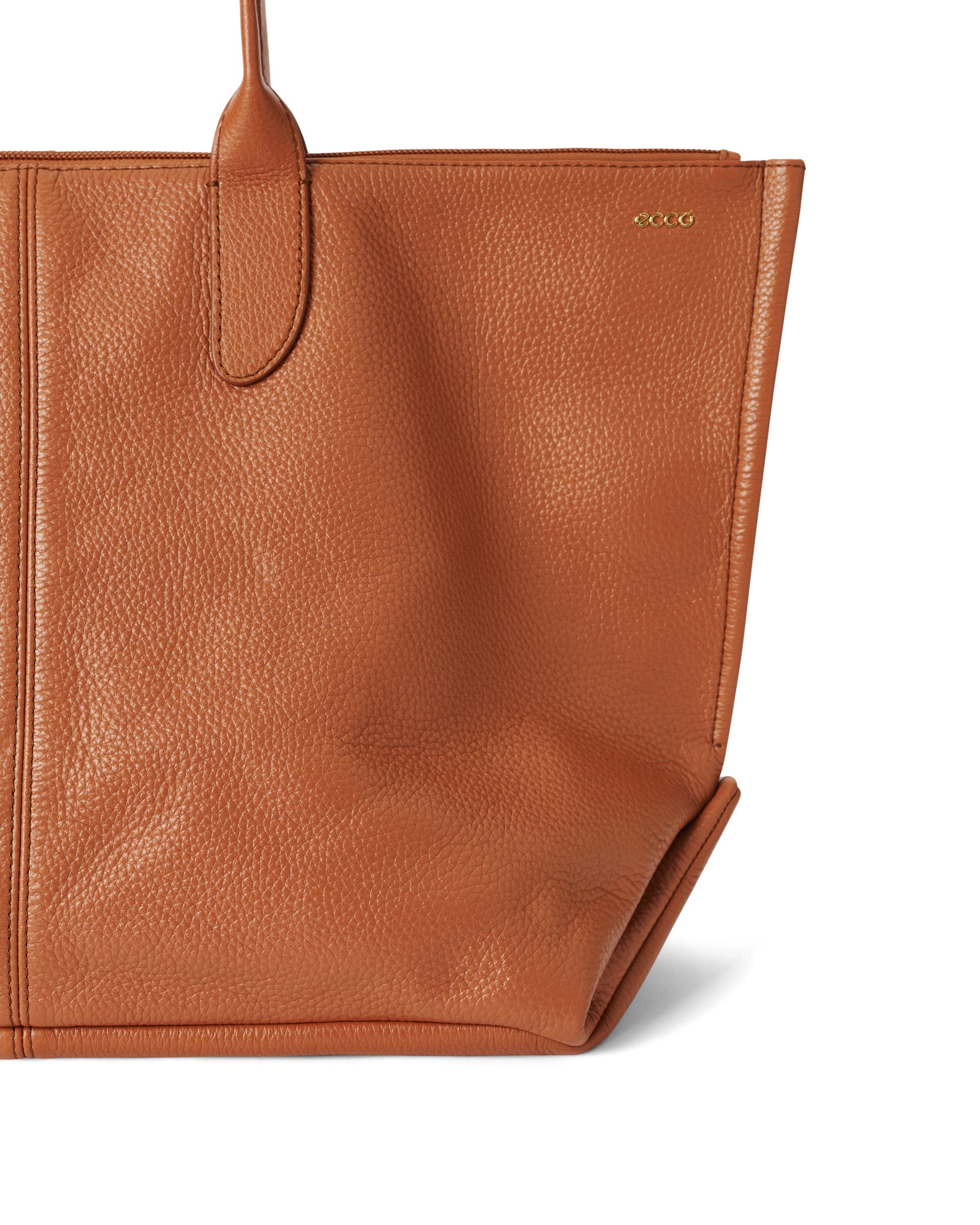 Skórzana torba shopper ECCO® Tote - Brązowy - Detail-2