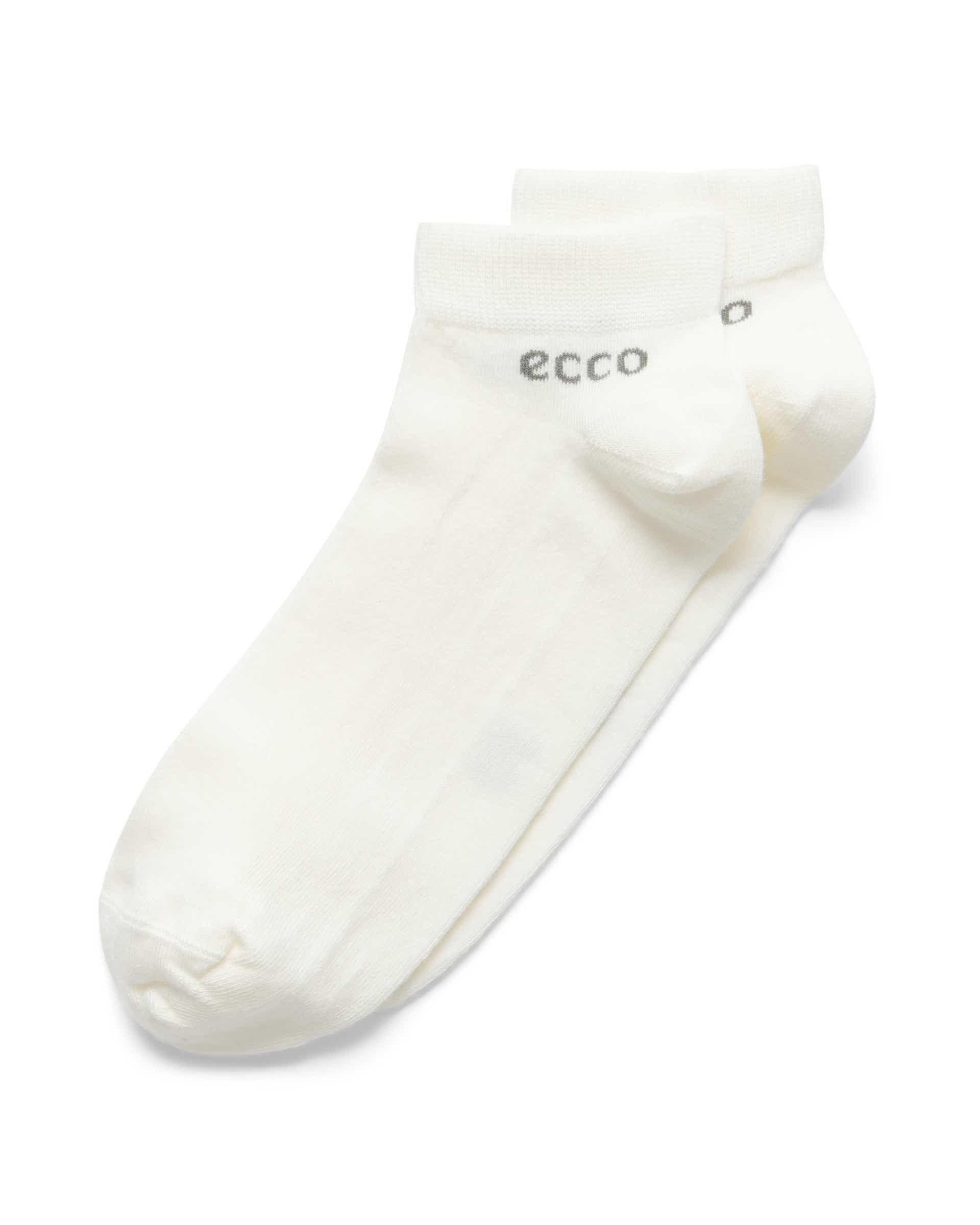 Unisex ECCO® Longlife Low-Cut Socks - White - Detail-2