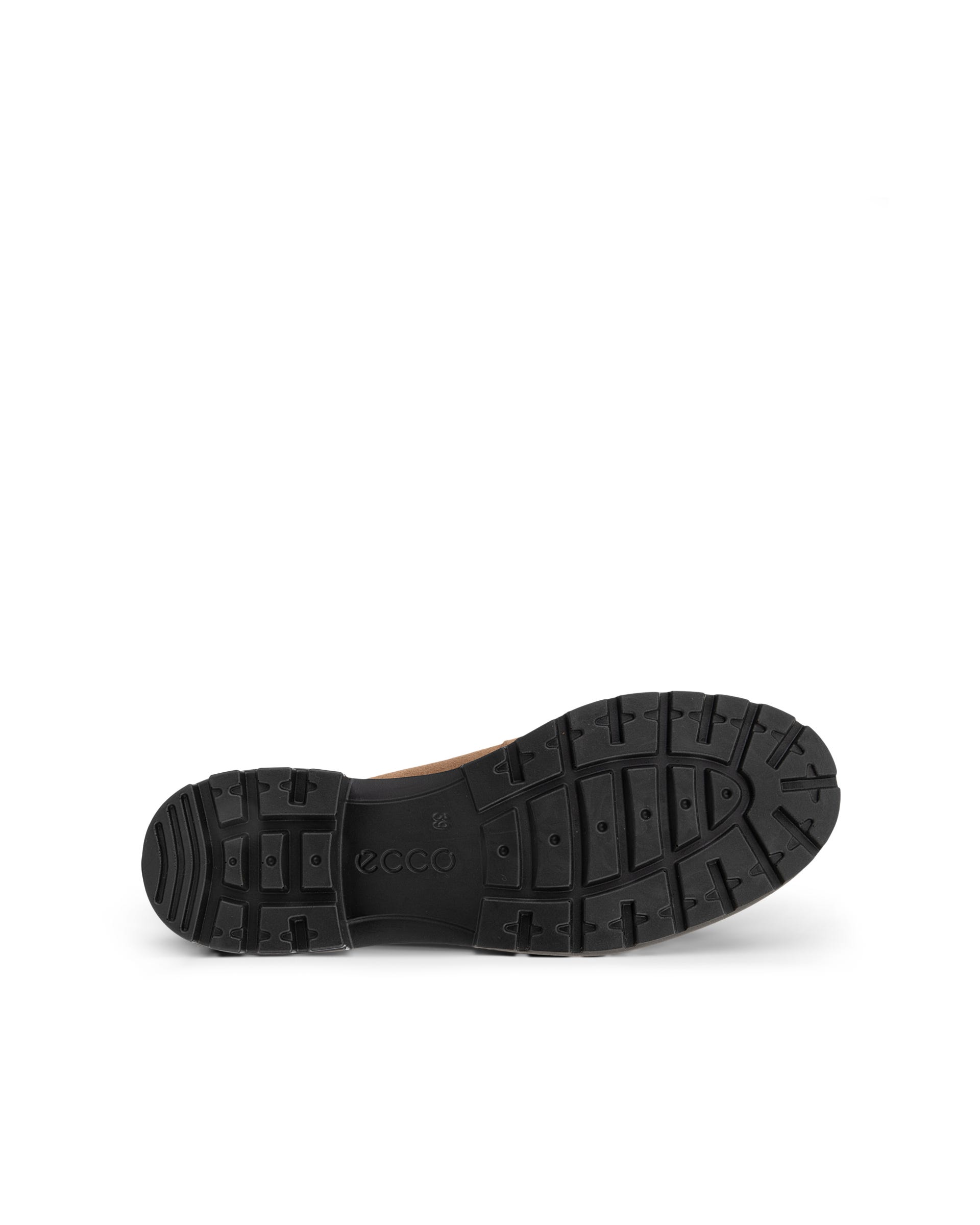 Women's ECCO® METROPOLE VIENNA Suede Loafer - Brown - Sole