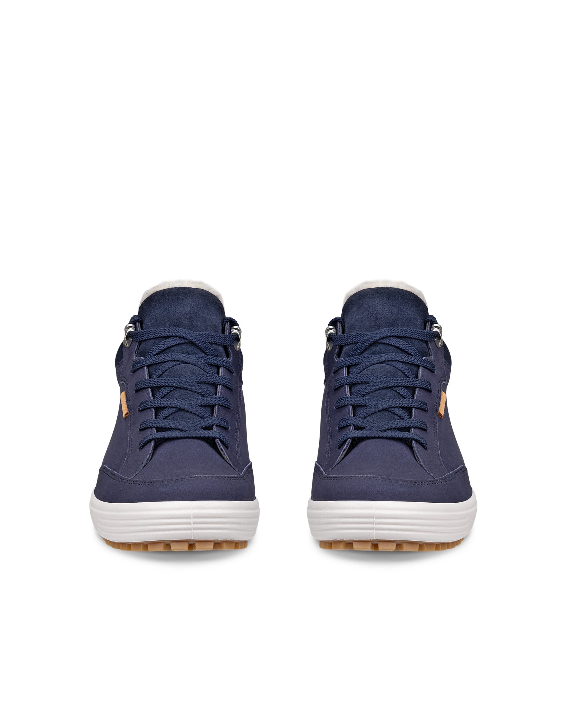 Women's ECCO® SOFT 7 TRED Nubuck Gore-Tex Mid-Cut Boot - Blue - Outside