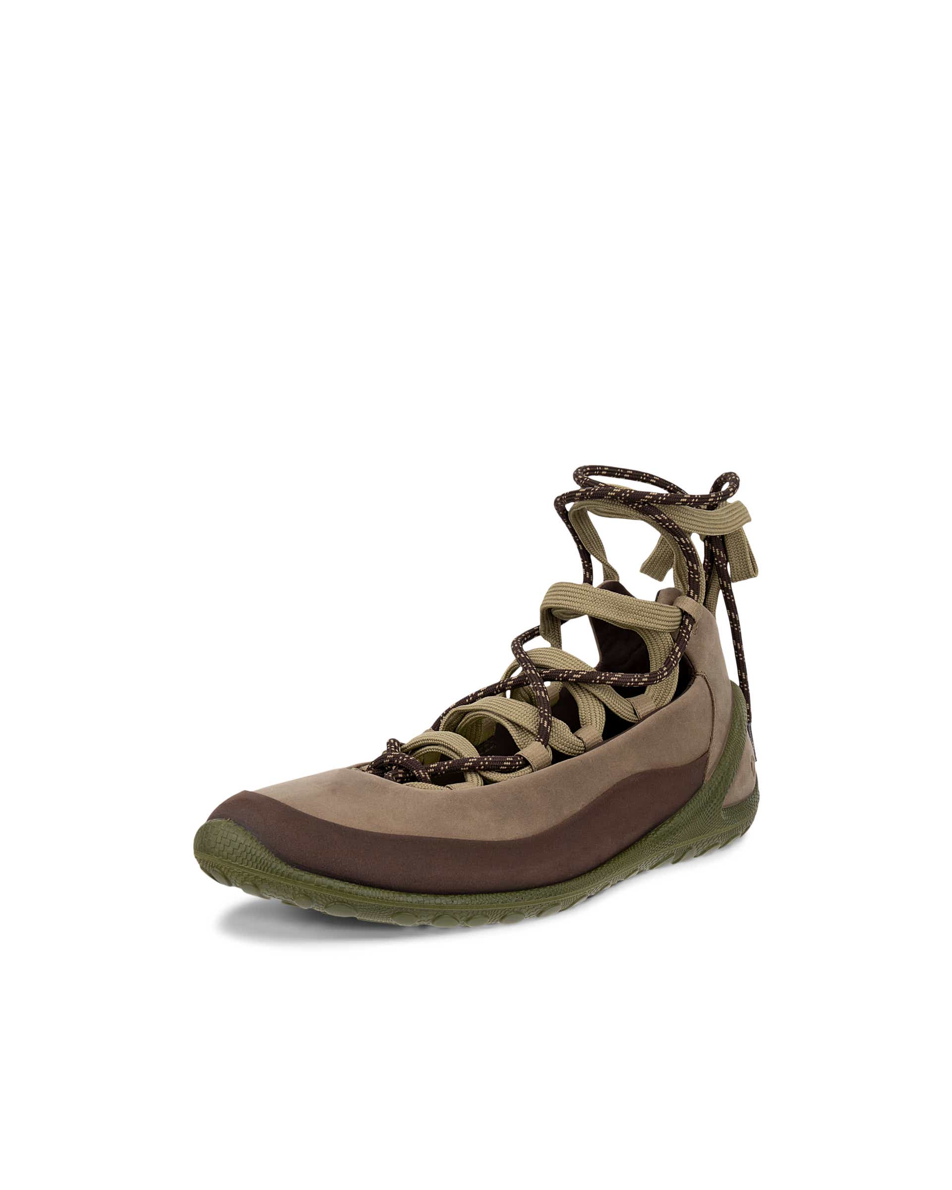 ECCO® BIOM Lite baskets de plein air en nubuck pour femme - Brun - Main