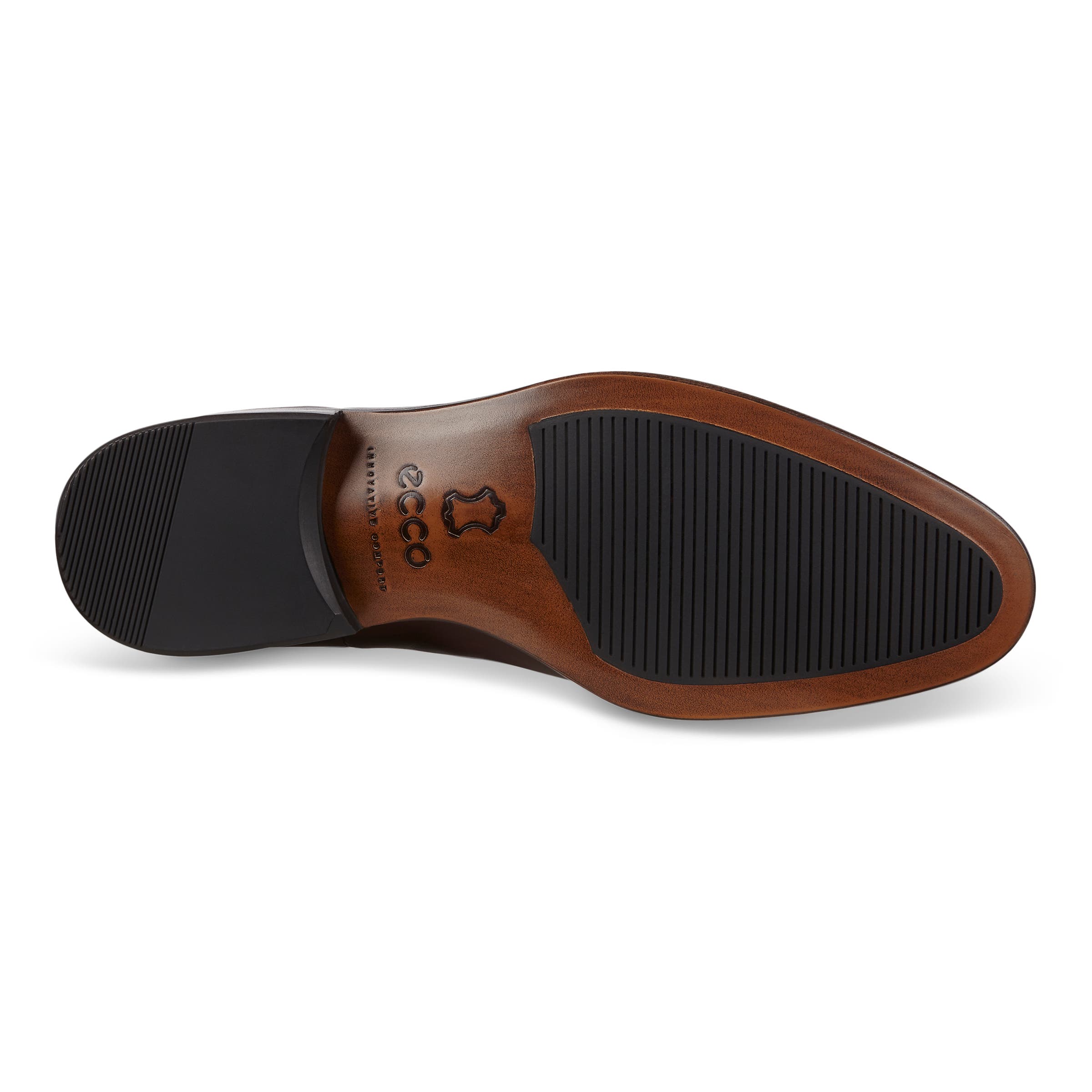 ECCO Vitrus Mondial メンズ レザーダービーシューズ - ブラウン - Sole