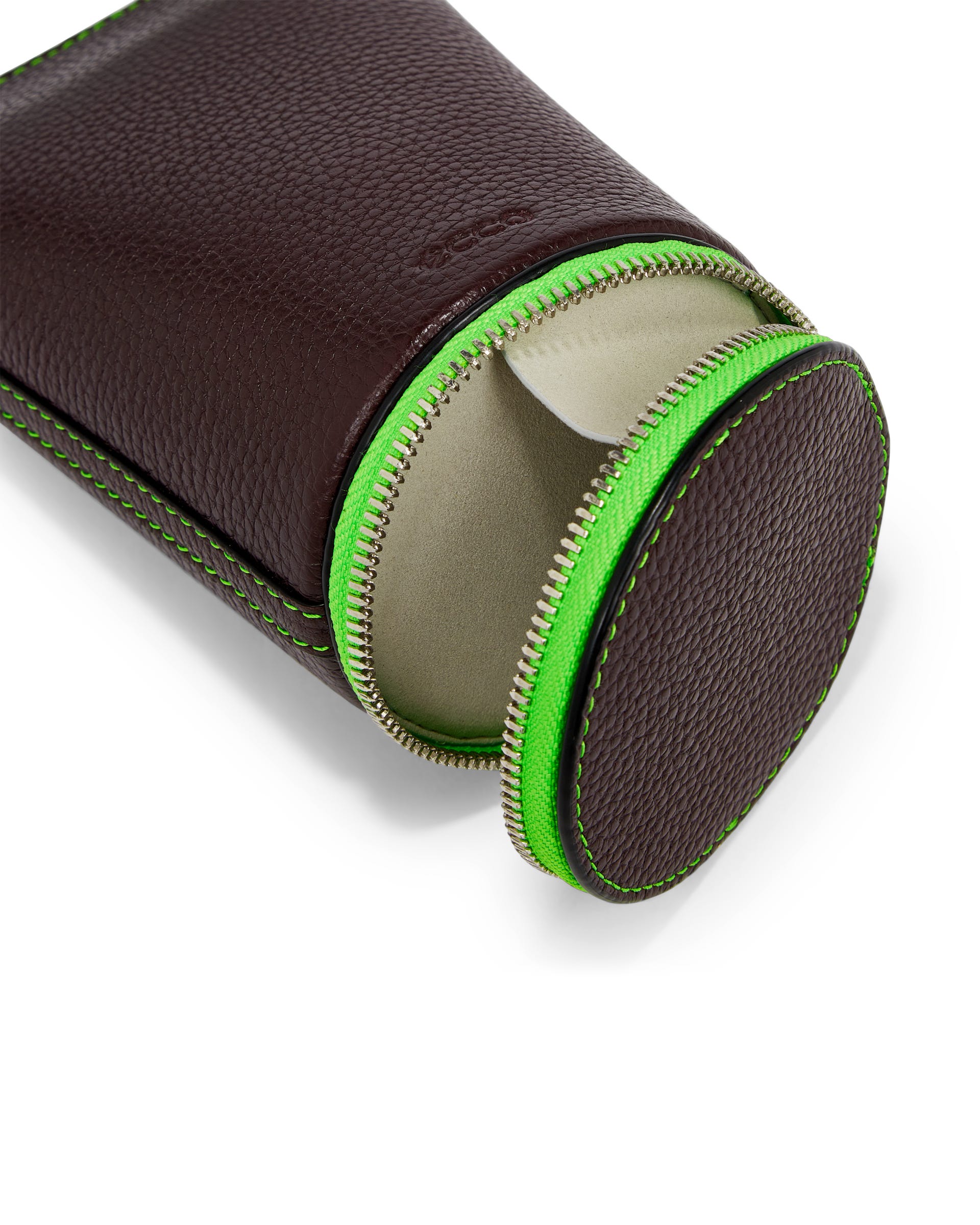 ECCO® Pot Bag Leather Crossbody Bag - Brown - Detail-1