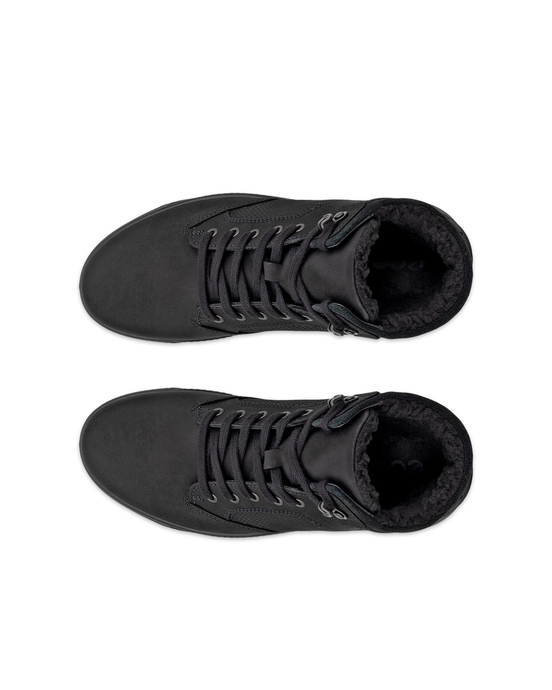 Men's ECCO® Bypath Tred Nubuck Boot - Black - Outside