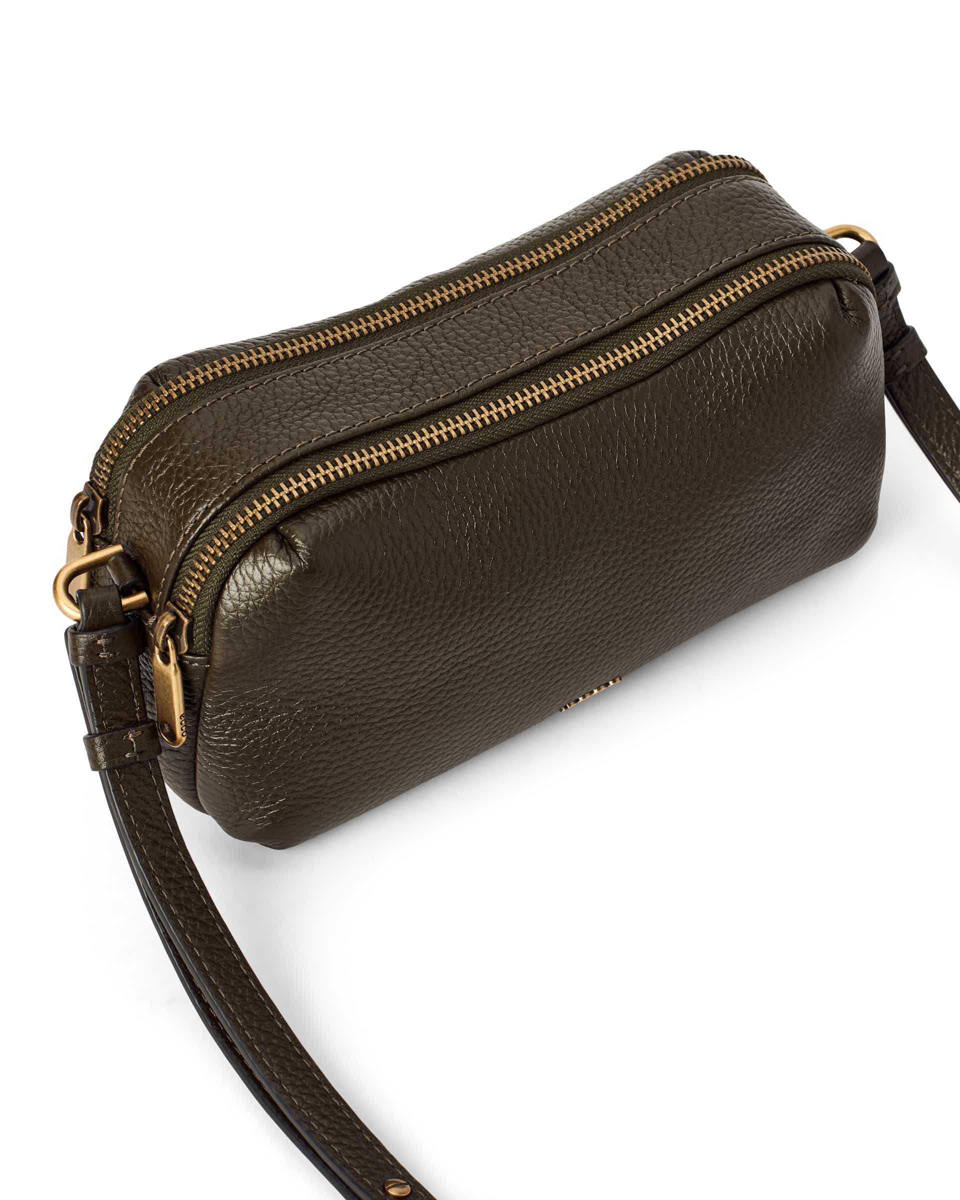 ECCO® CAMERA BAG CURVE dame kameraveske skinn - Grønn - Detail-2