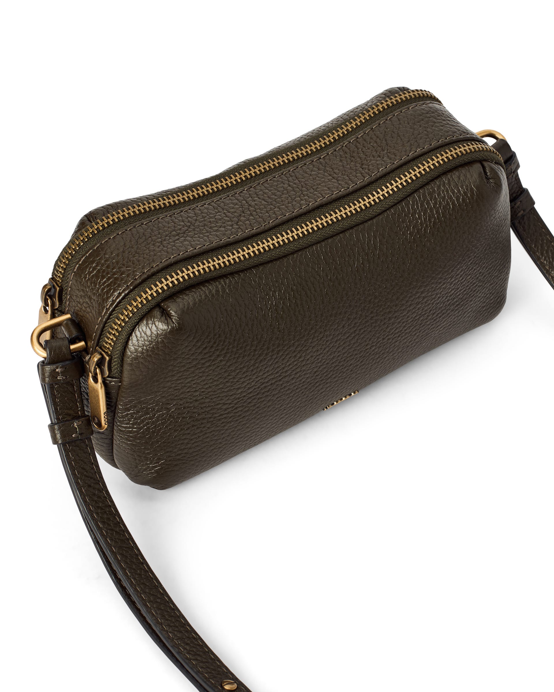 ECCO® CAMERA BAG CURVE dame kameraveske skinn - Grønn - Main