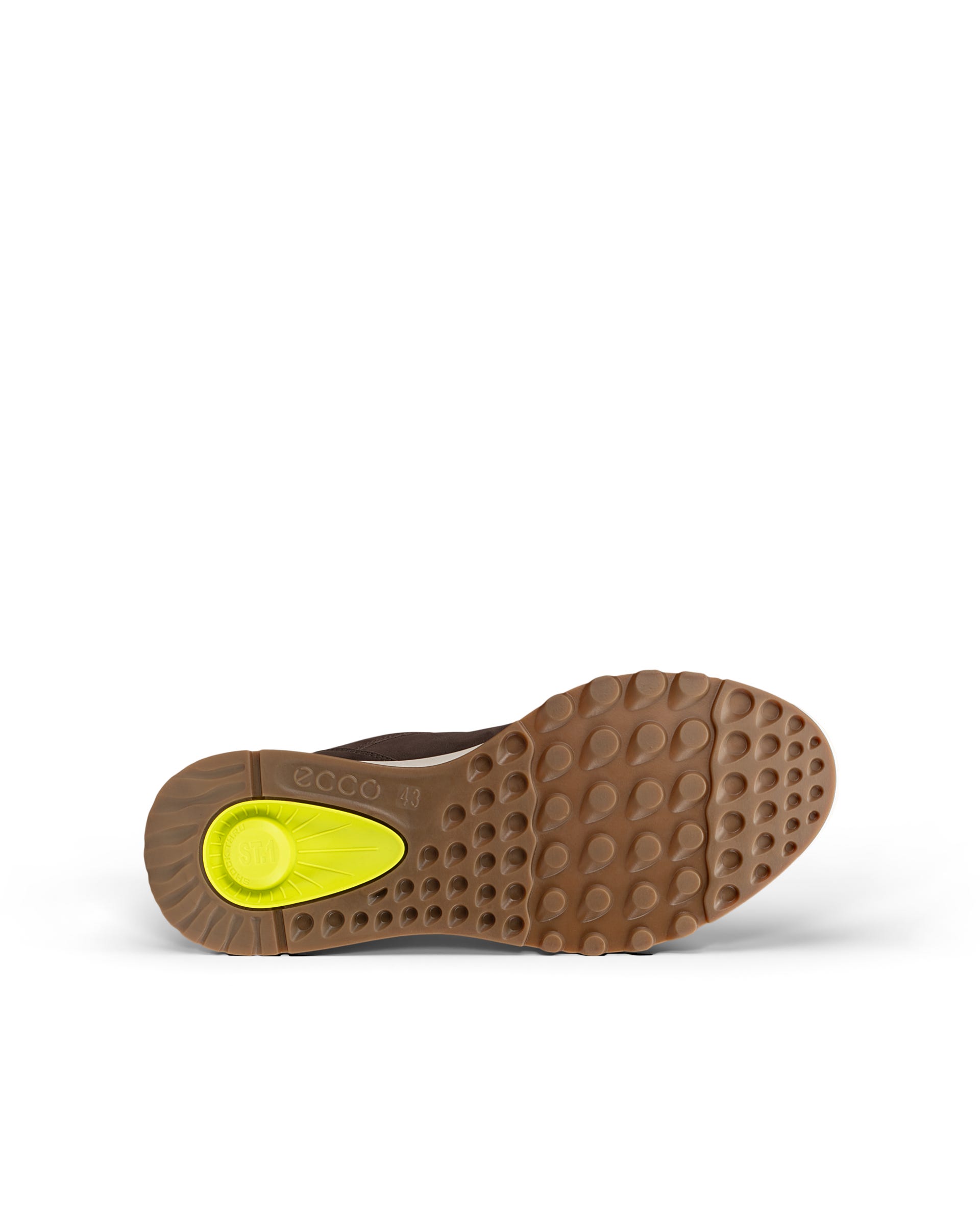 Men's ECCO® EXOSTRIDE Nubuck Gore-Tex Outdoor Trainer - Brown - Outside
