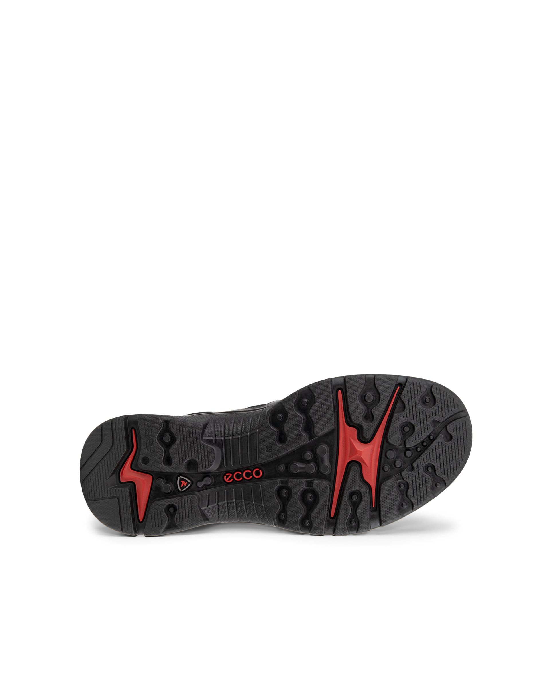 Women's ECCO® Offroad Leather Waterproof Mid-Cut Outdoor Boot - Black - Sole