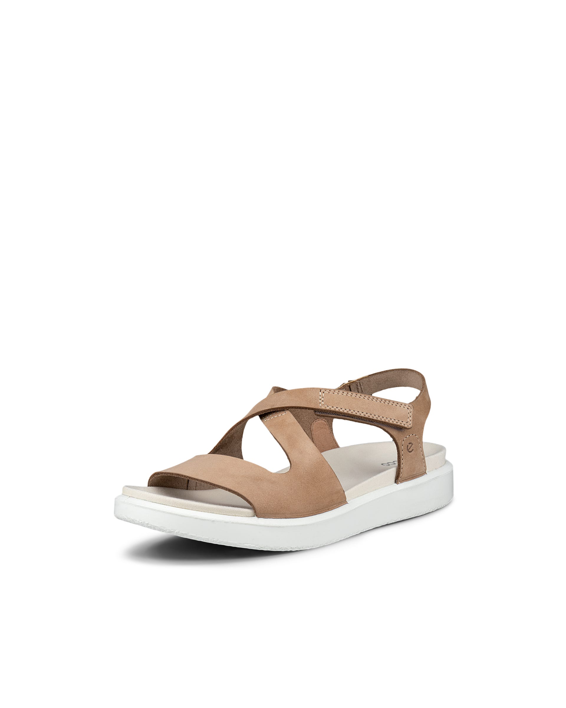 Sandale en cuir Flowt ECCO® pour femmes - Beige - Outside