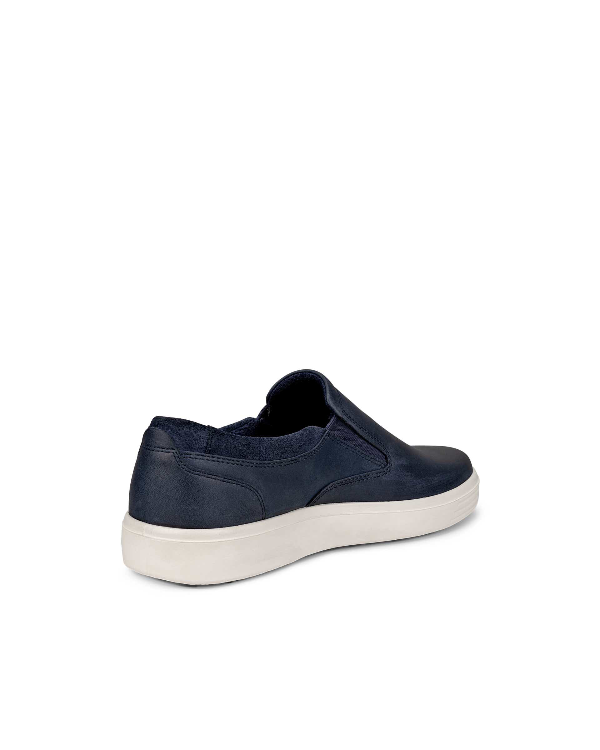 ECCO Soft Classic Shoe - Blue - Back