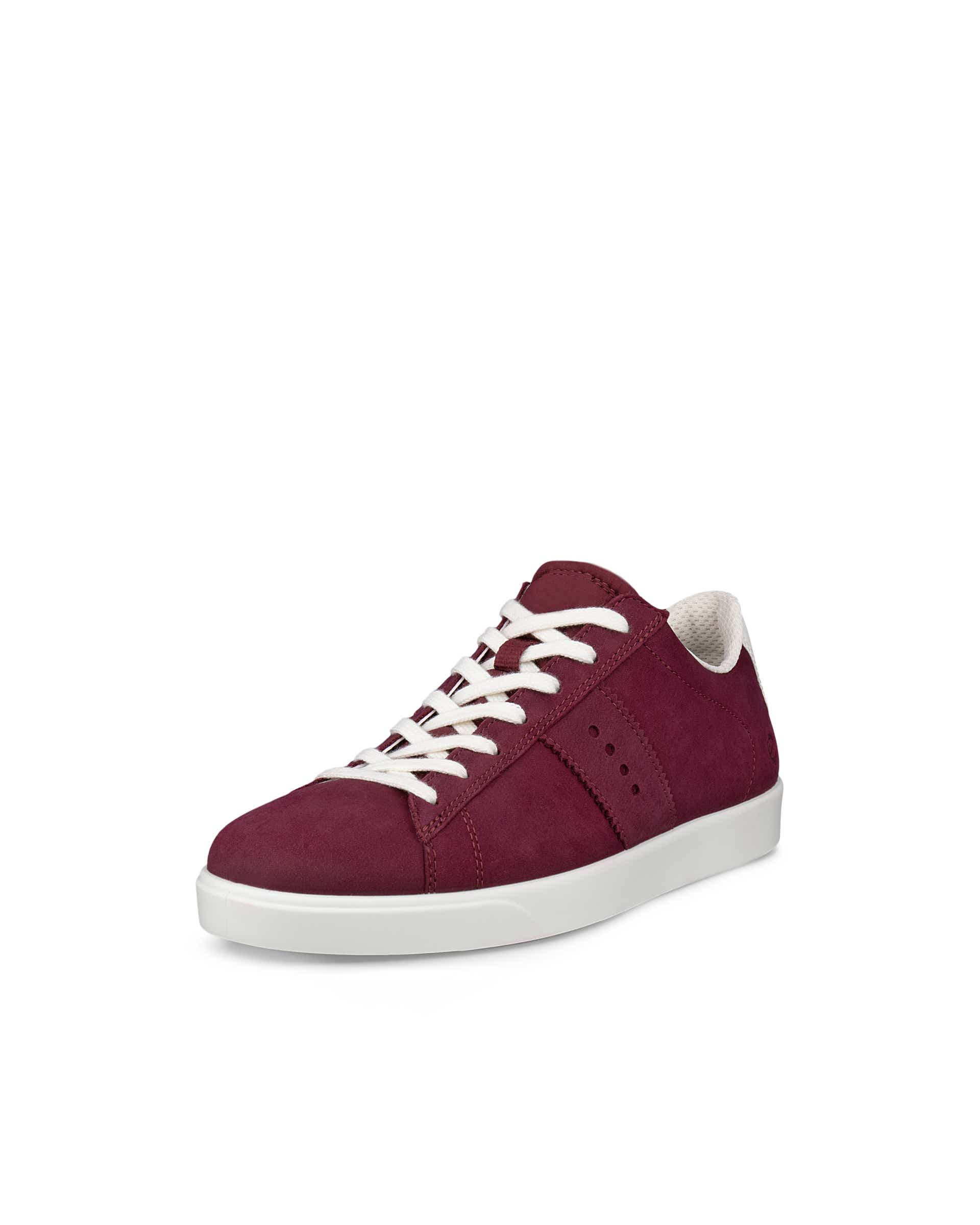 ECCO® STREET LITE baskets en nubuck pour femme - Rouge - Main