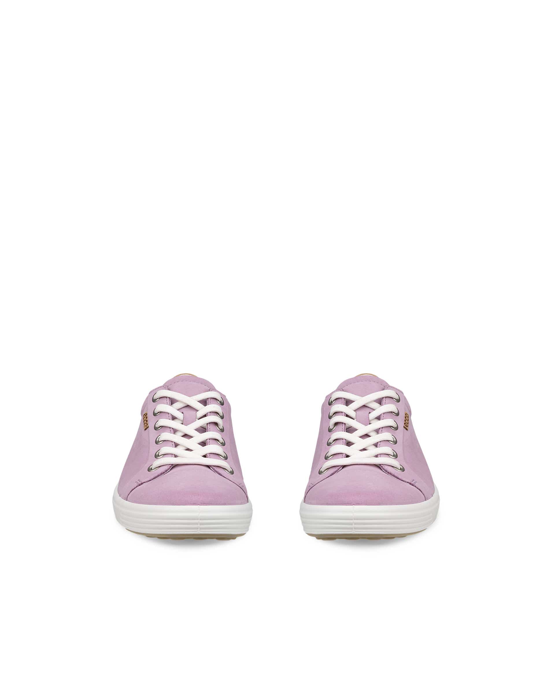 ECCO® Soft 7 Dames leren sneaker - Paars - Front pair