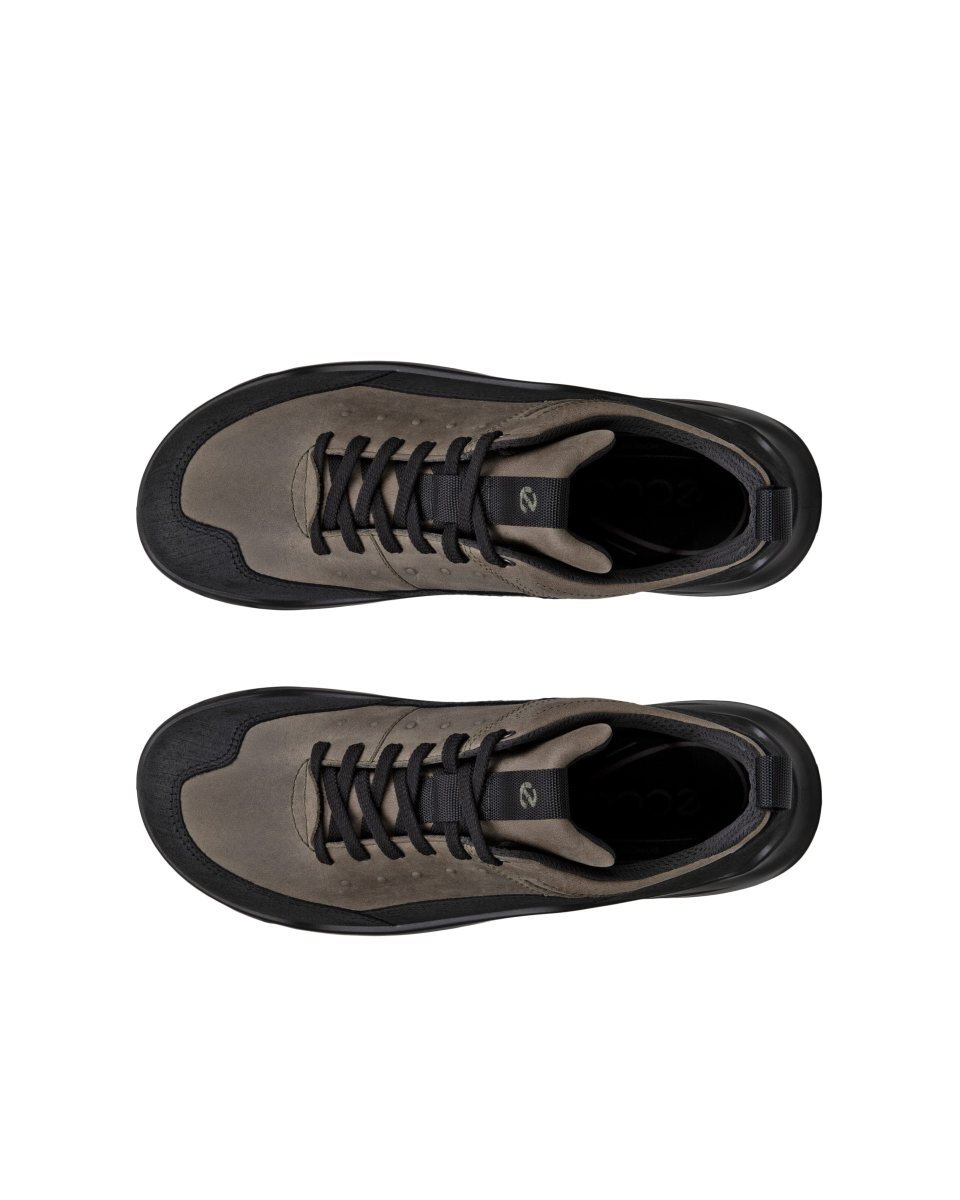 ECCO® OFFROAD Herren Wasserdichter Wanderschuh aus Nubukleder - Grün - Top left pair