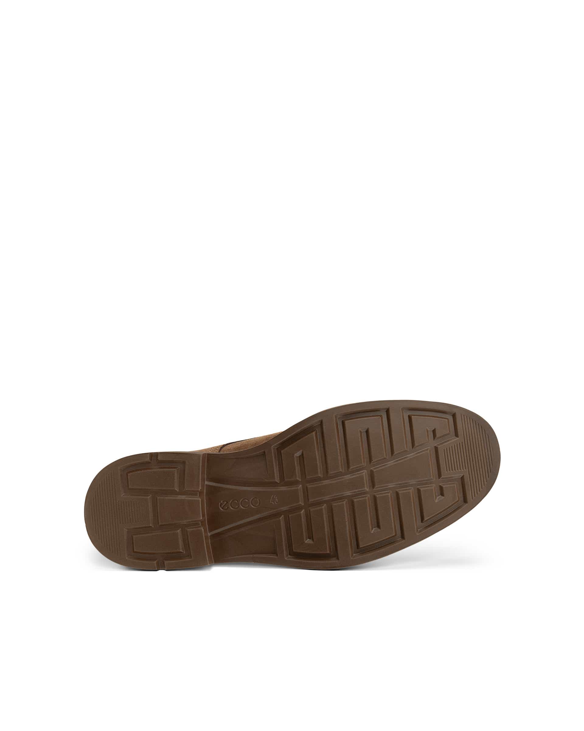 Men's ECCO® Metropole London Suede Derby Shoe - Brown - Sole