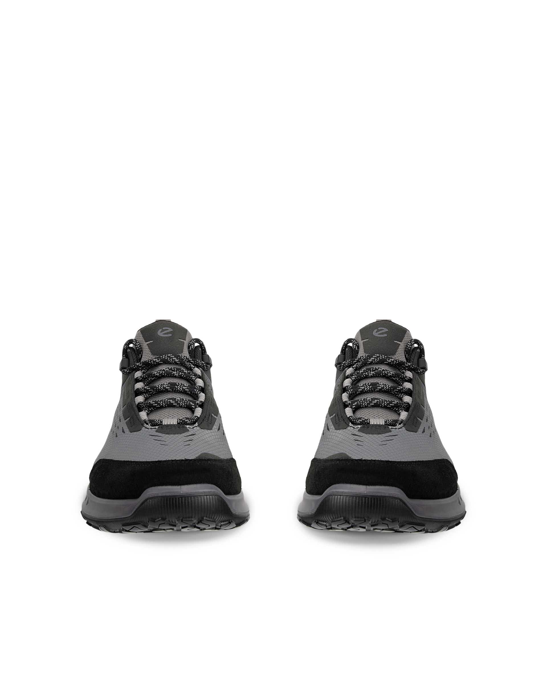 Men's ECCO® ULT-TRN Textile Outdoor Trainer - Grey - Front pair
