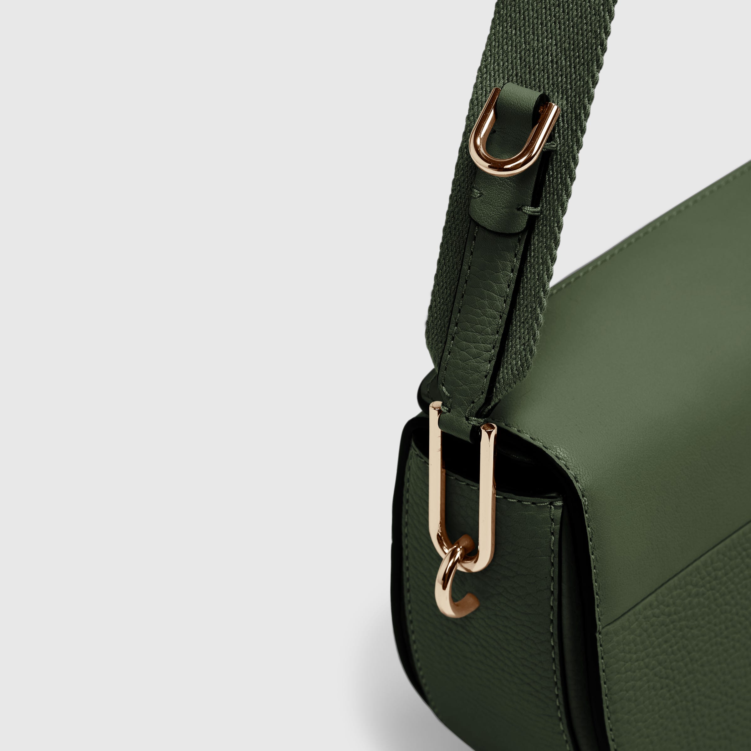 ECCO Textureblock Saddle Bag - Green - Detail-1