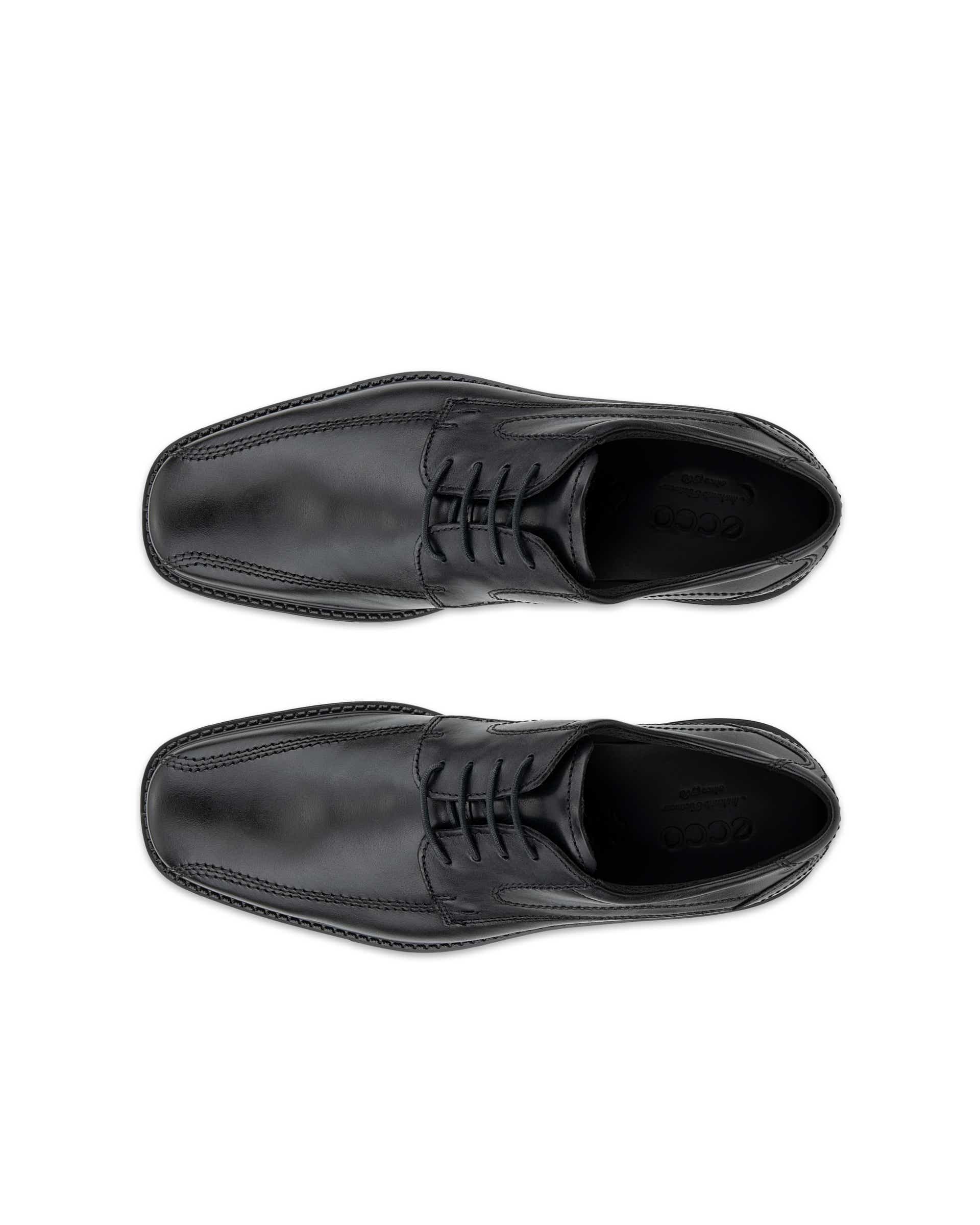 ECCO Men New Jersey Bicycle Toe Tie - Black - Top left pair