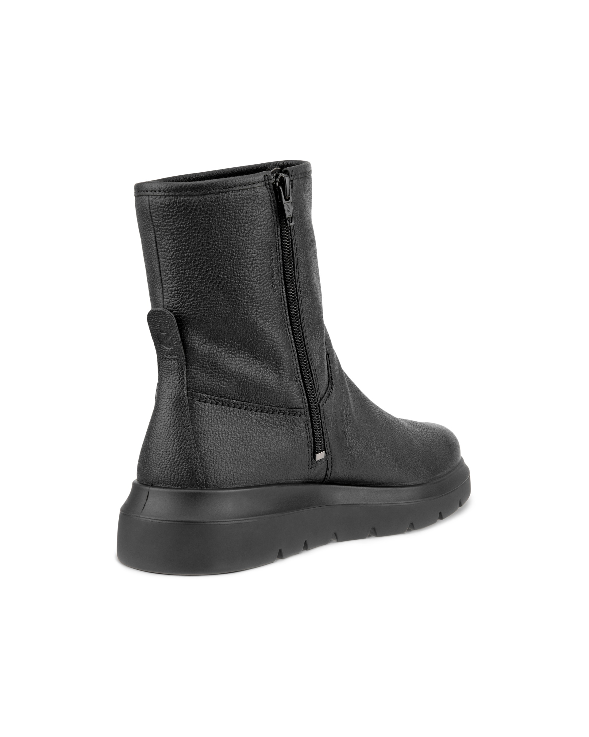 Botas impermeables de piel ECCO® Nouvelle para mujer - Negro - Back