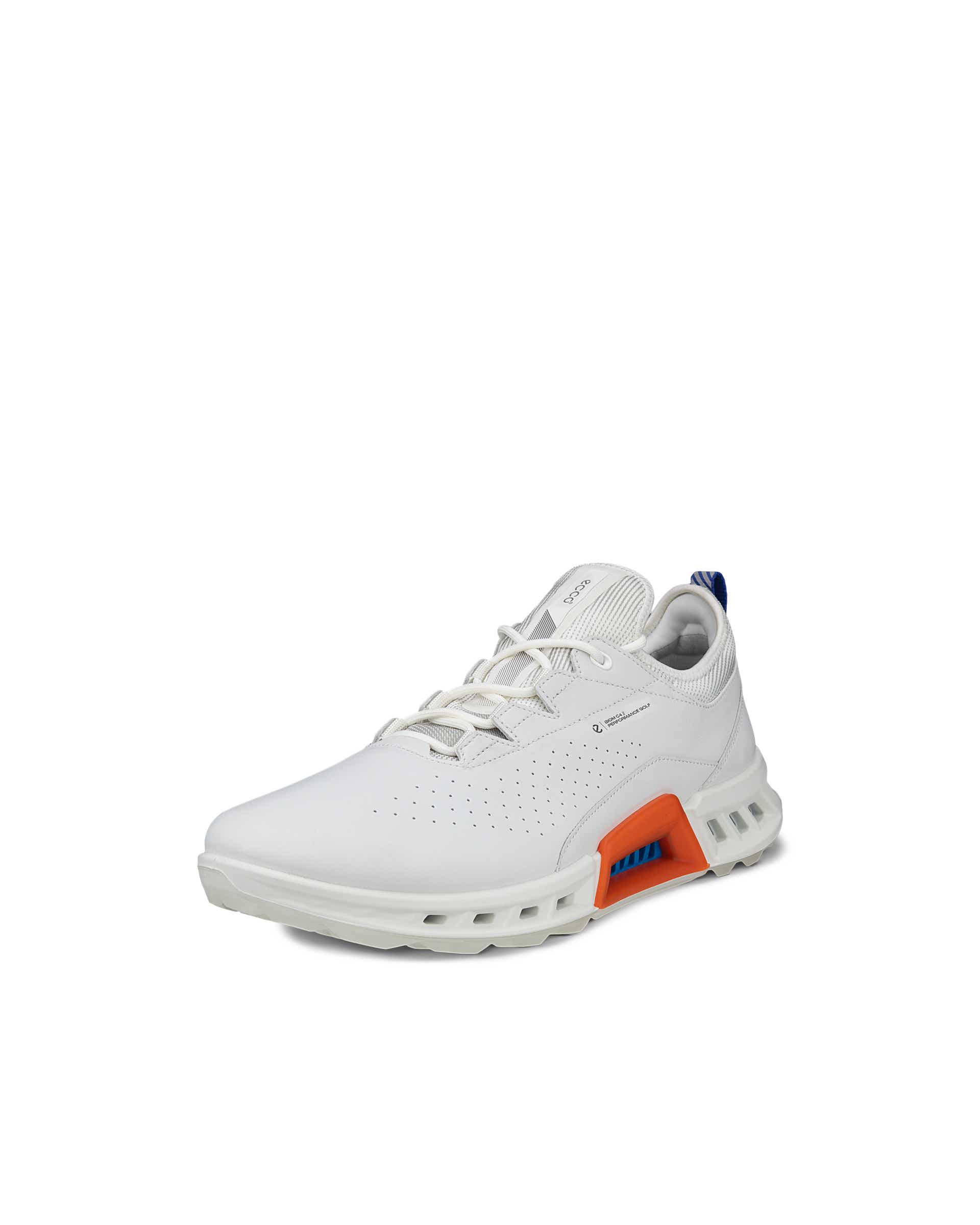 ECCO® Golf Biom C4 chaussure de golf en cuir Gore-Tex pour homme - Blanc - Main