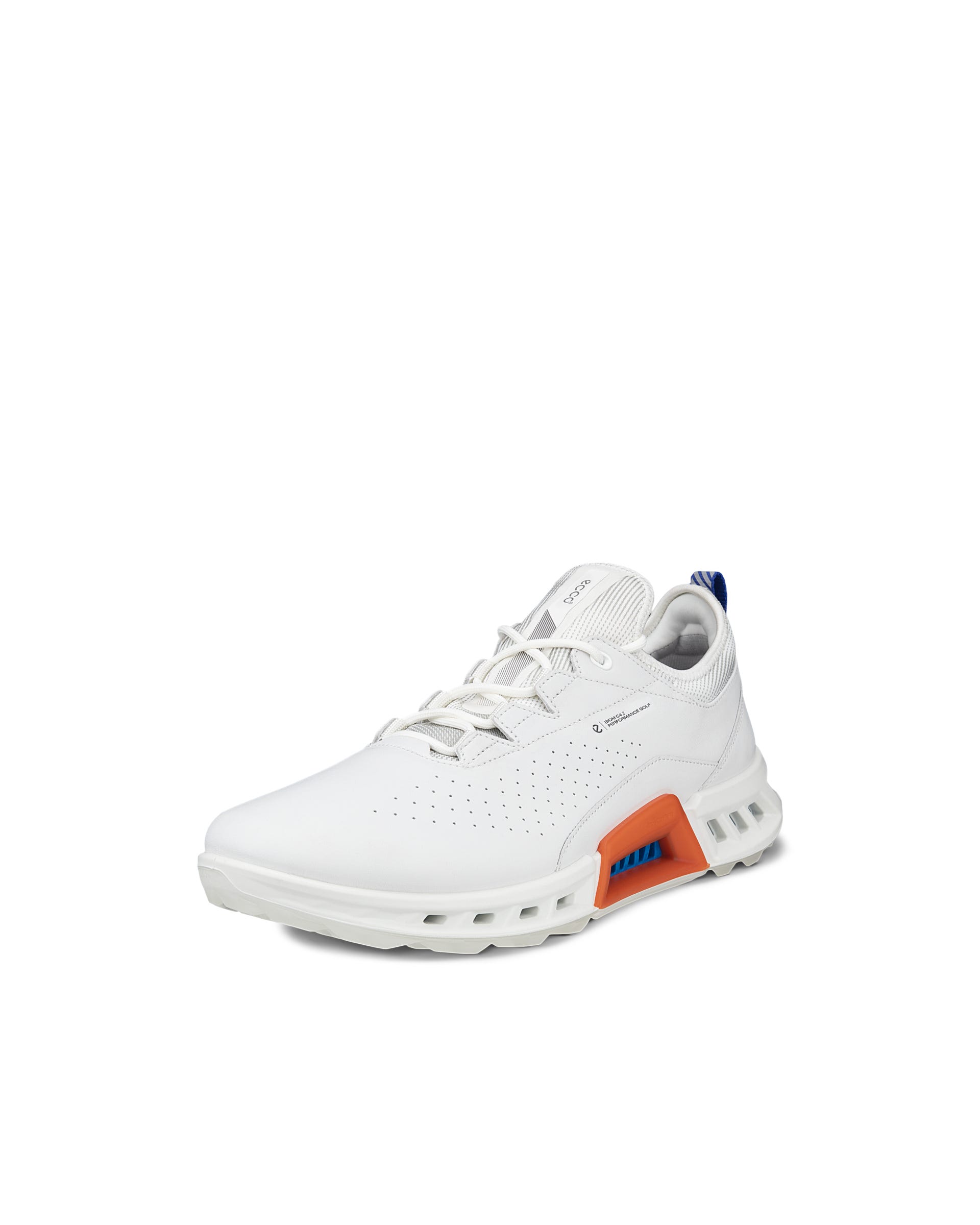 Men's ECCO® Golf Biom C4 Leather Gore-Tex Golf Shoe - White - Main