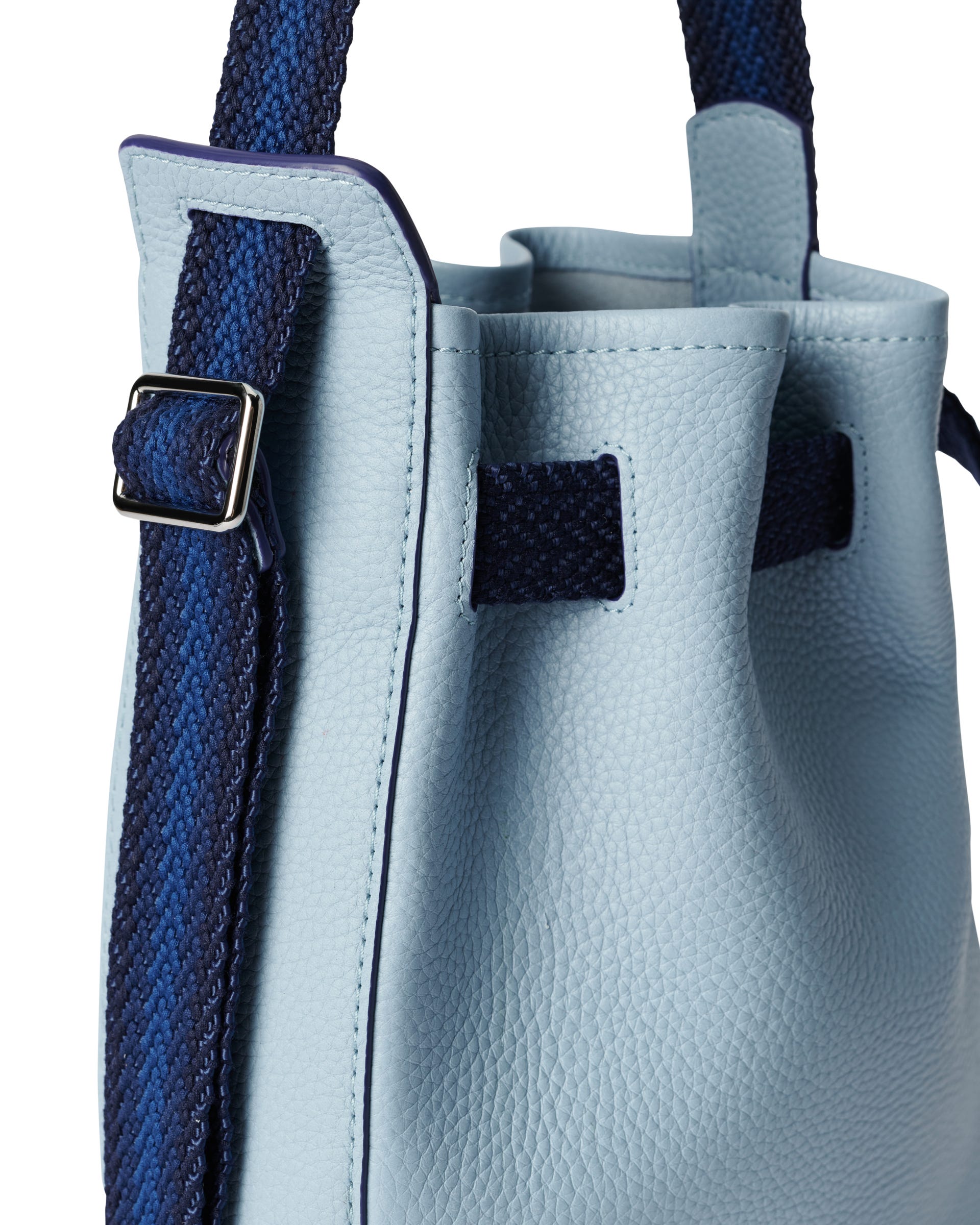 ECCO® Sail Hobo-Tasche aus Leder - Blau - Detail-1