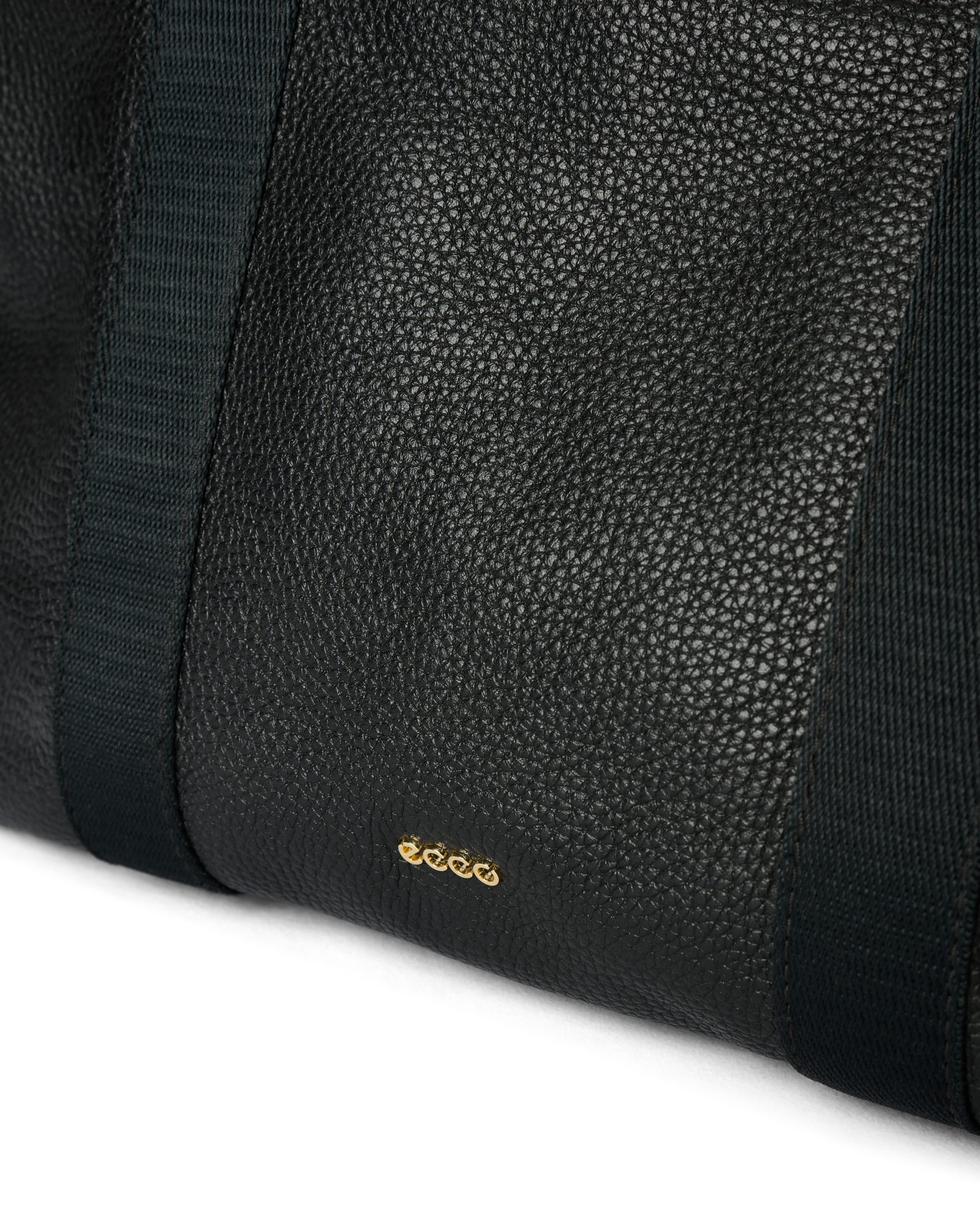 ECCO® Globetrotter Leather Tote Bag - Black - Detail-1