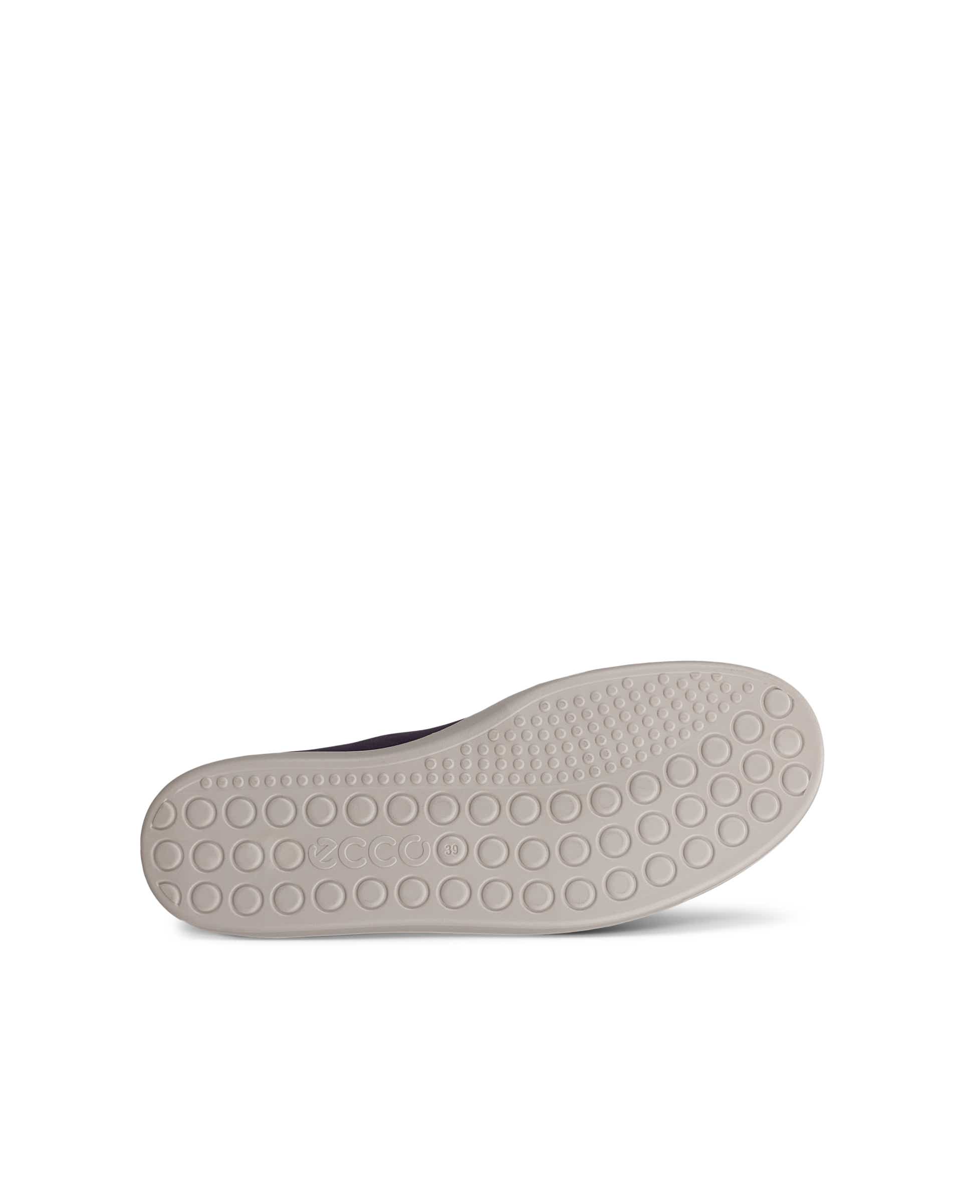 Zapatos de nobuk con cordones ECCO® CLASSIC SNEAKER para mujer - Morado - Sole