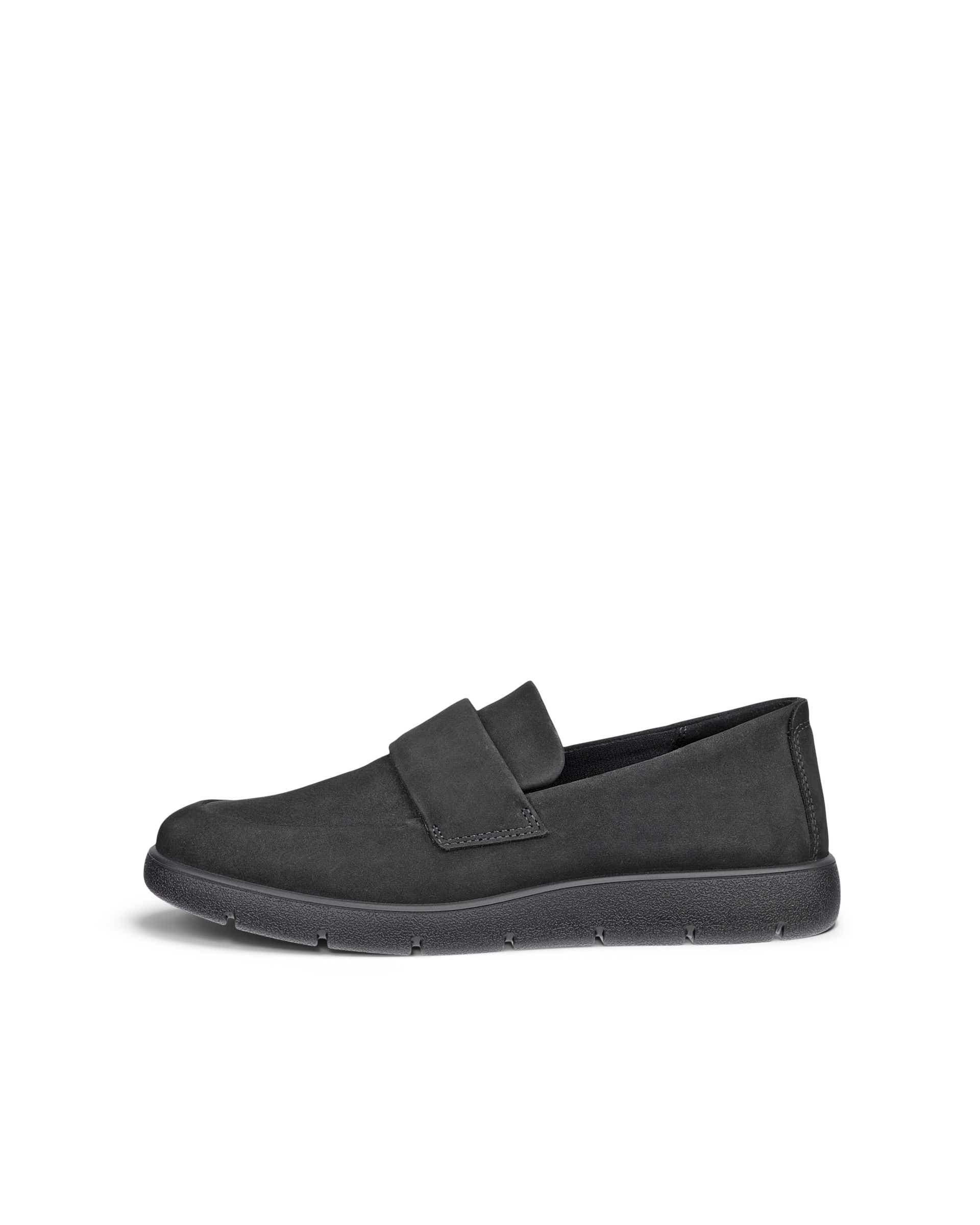 ECCO® BELLA 2 dames nubuck loafer - Zwart - Outside
