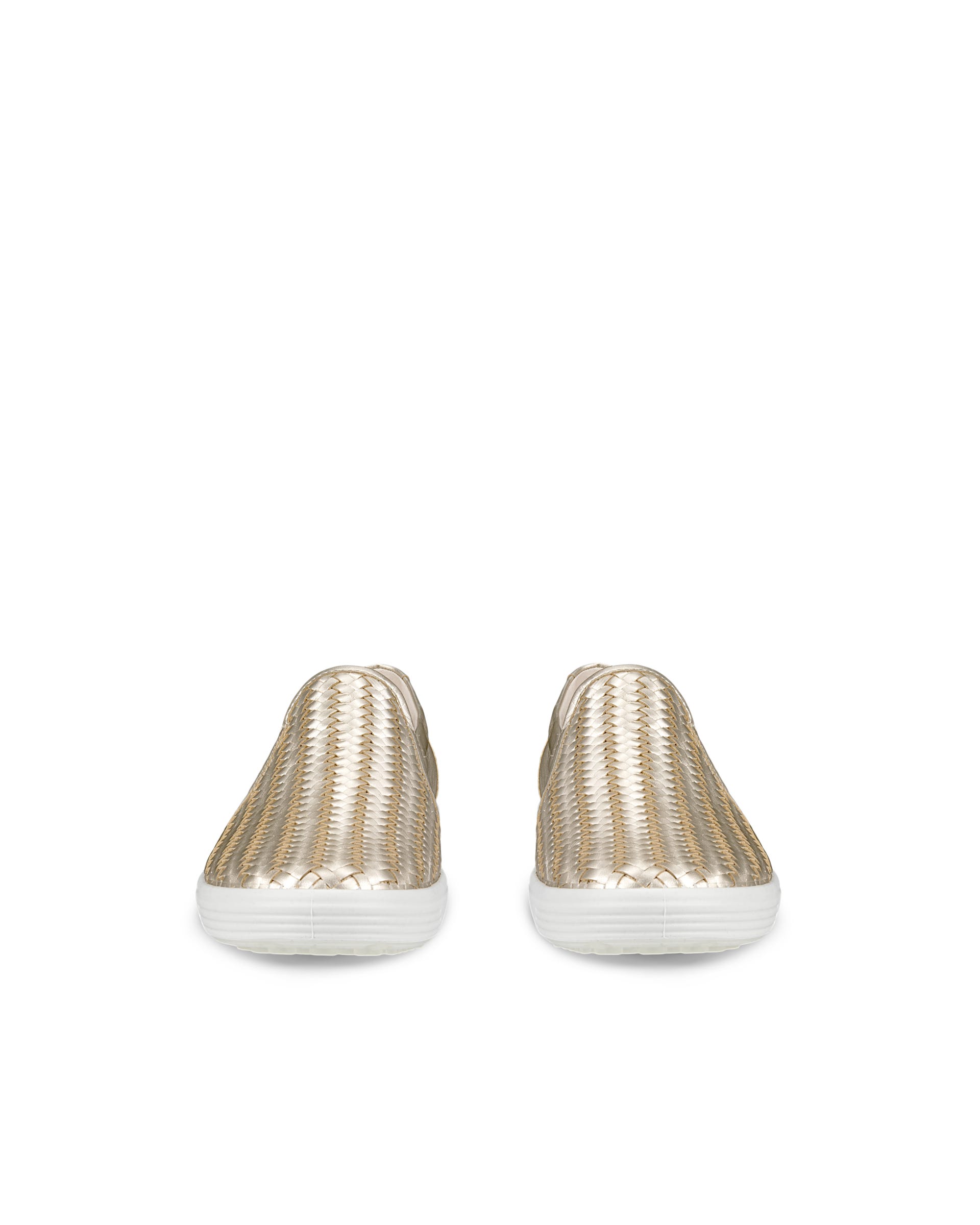 ECCO Soft 7 ウィメンズ レザースリッポンスニーカー | ゴールド