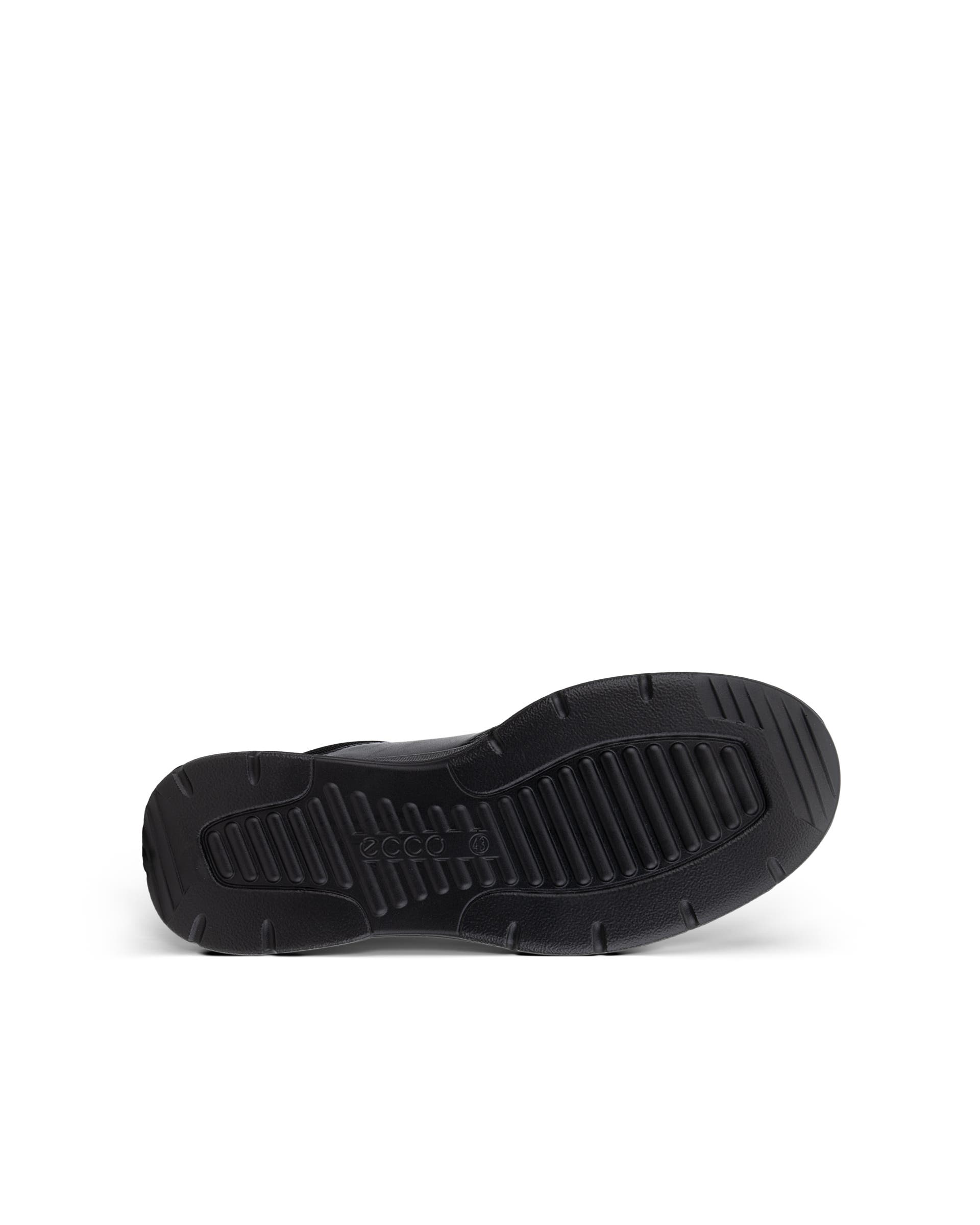 Men's ECCO® Irving Leather Lace-Up Shoe - Black - Sole