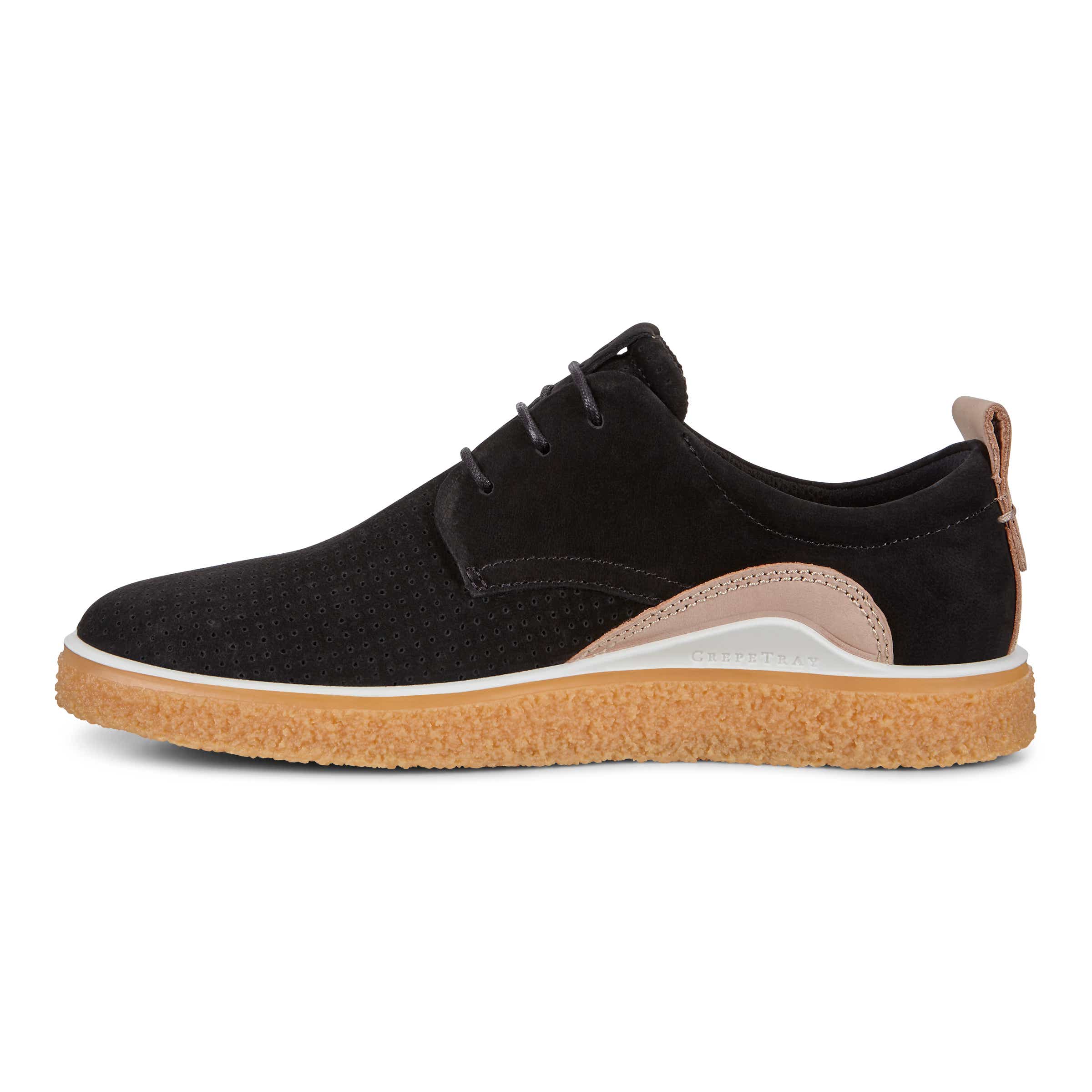 ECCO Womens Crepetray Tie - Black - Inside