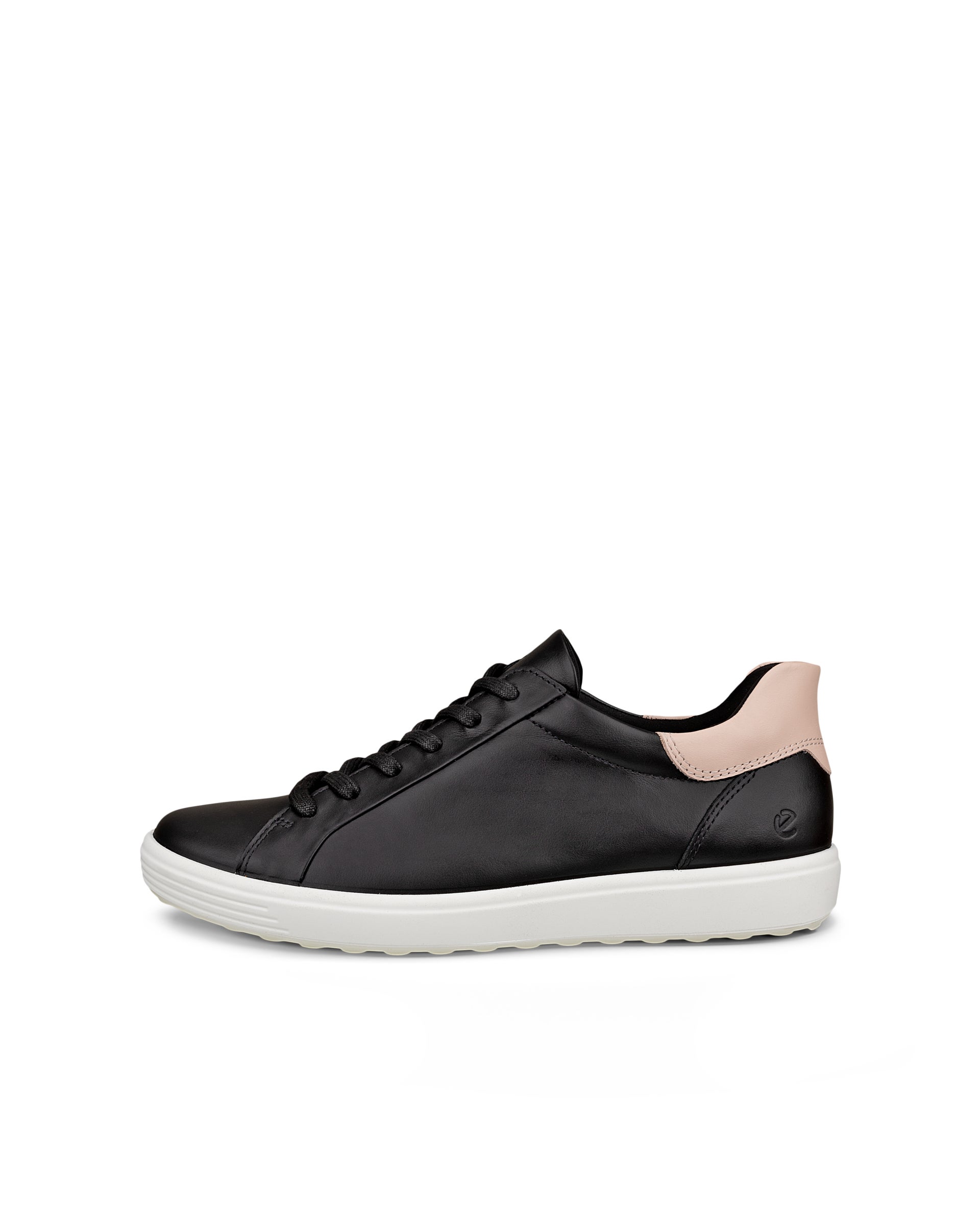Ženski usnjeni ležerni čevlji ECCO® Soft 7 - Črna - Outside