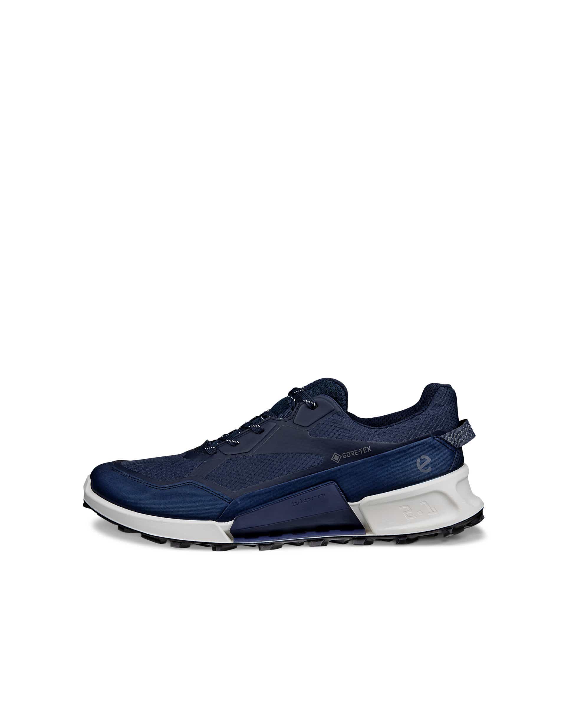 ECCO® BIOM 2.1 X MOUNTAIN muške visoke tenisice od tekstila s Gore-Texom - Plava - Outside