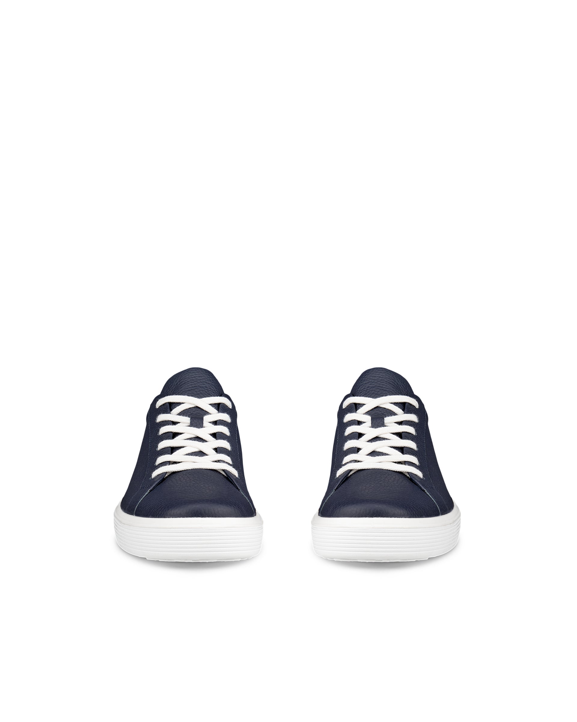 Pánské kožené tenisky ECCO® Soft 60 - Modrá - Front pair