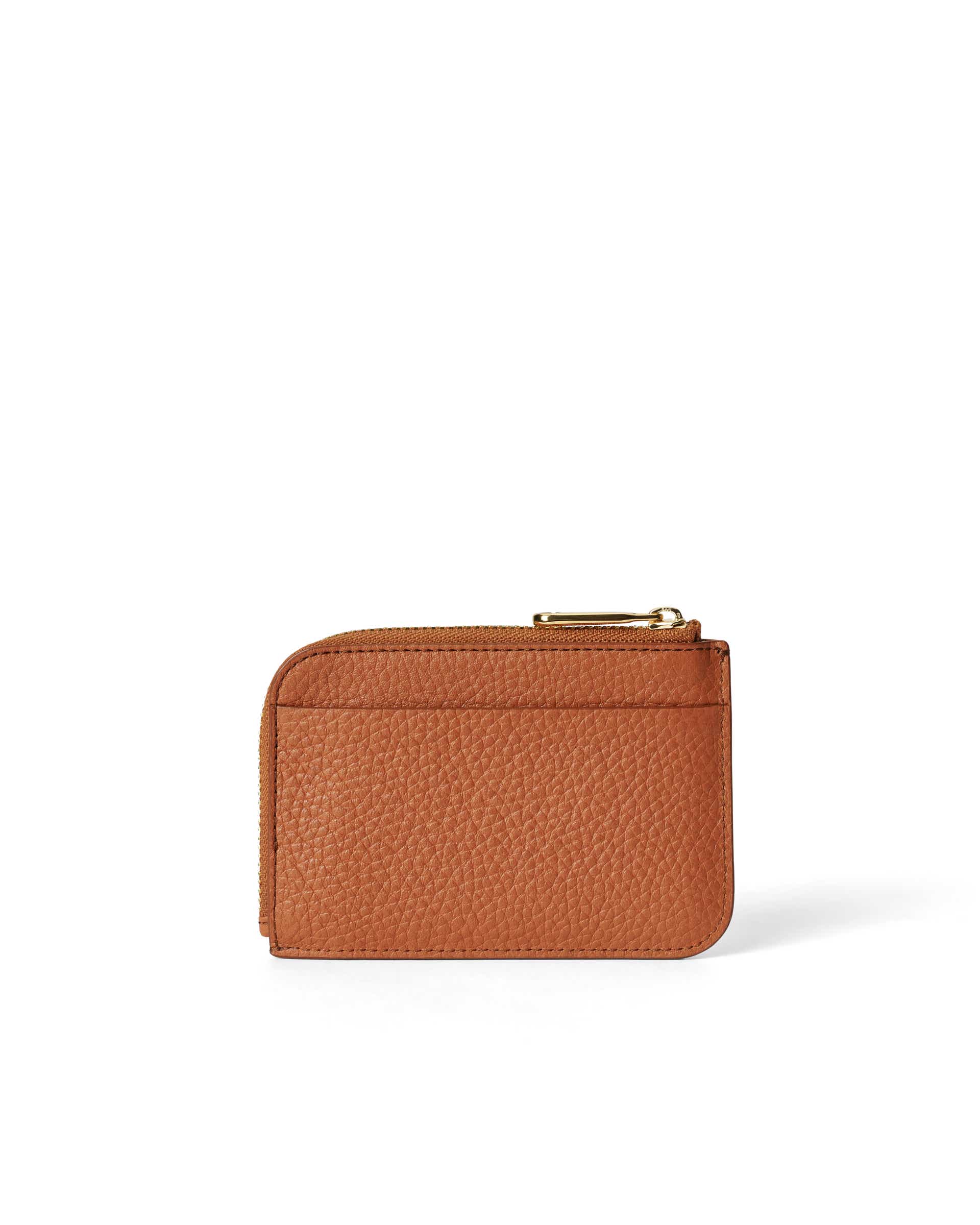 Porta-cartões em pele ECCO® Card Case - Castanho - Back