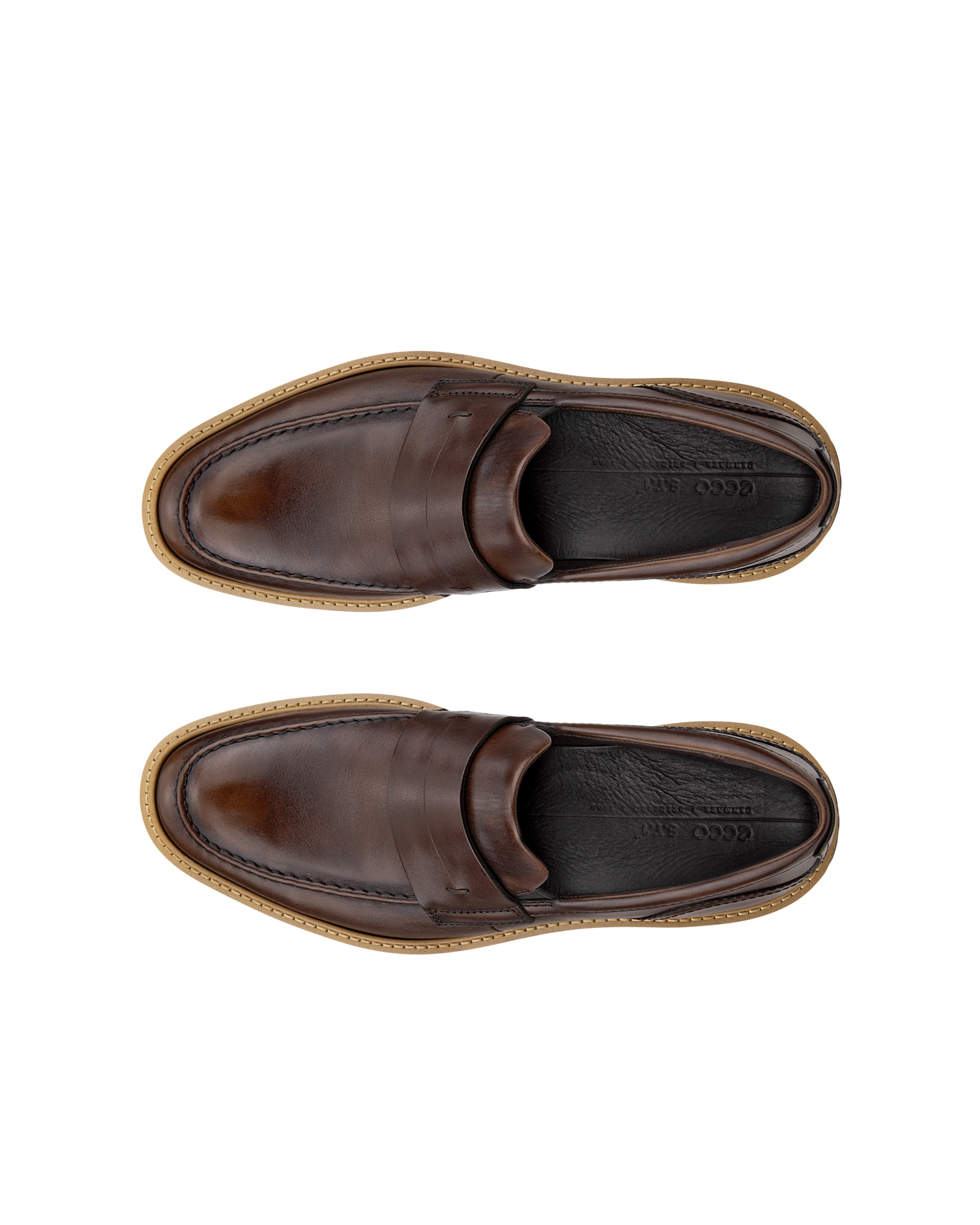 Men's ECCO® St.1 Hybrid Leather Loafer | Brown