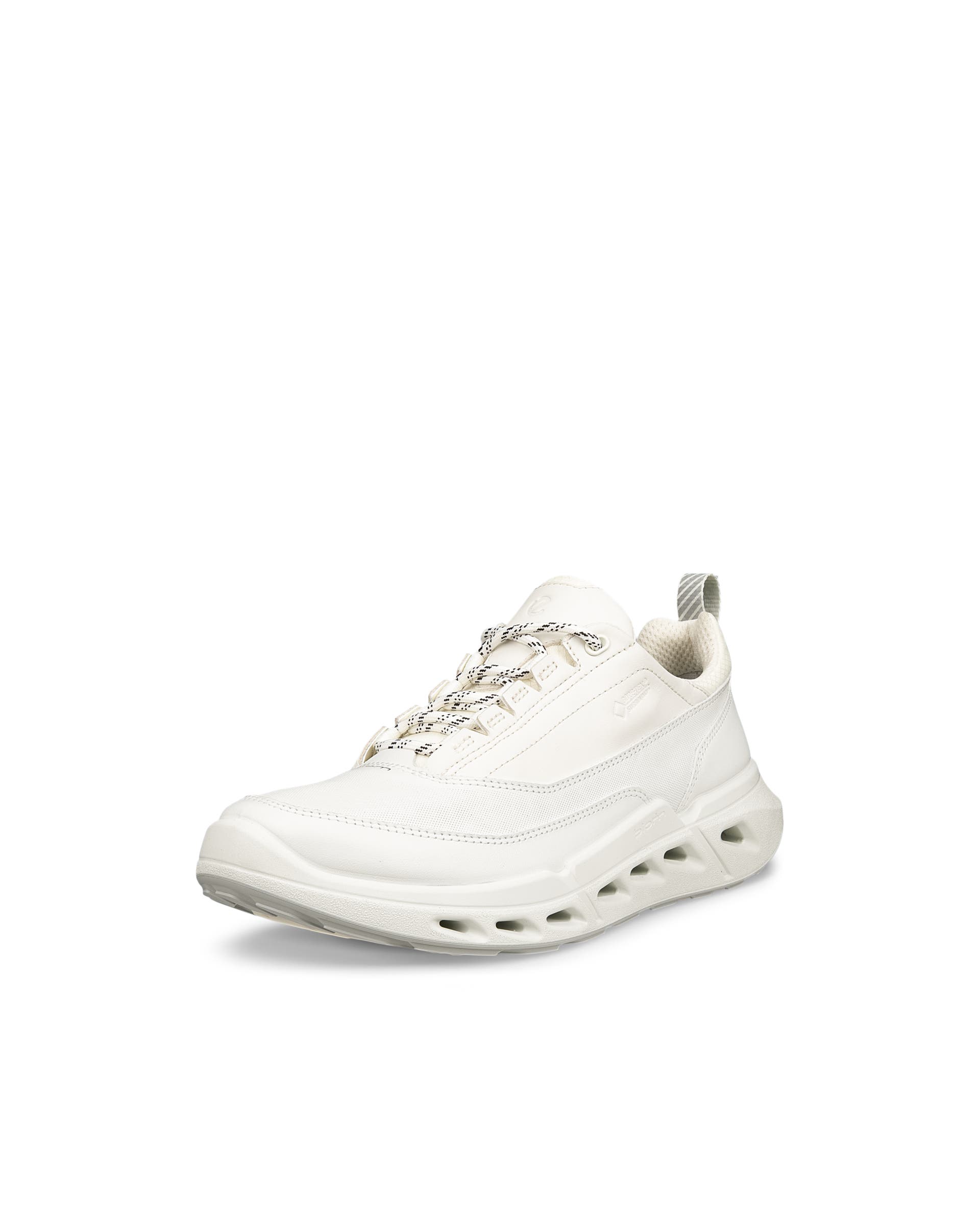 ECCO® BIOM 720 baskets en cuir Gore-Tex pour femme - Blanc - Main