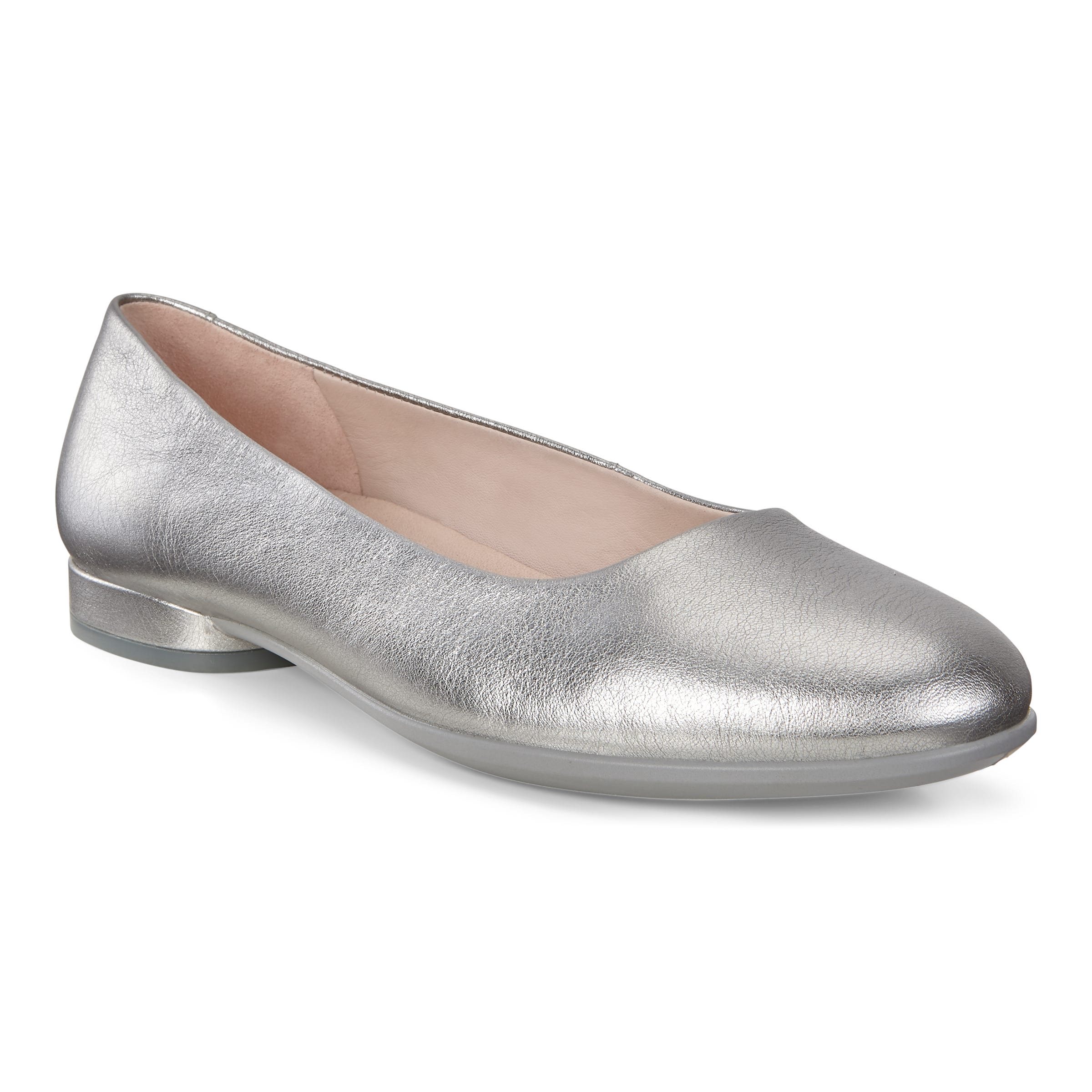 ECCO Women's Anine Ballerina Shoes - Metallics - Main
