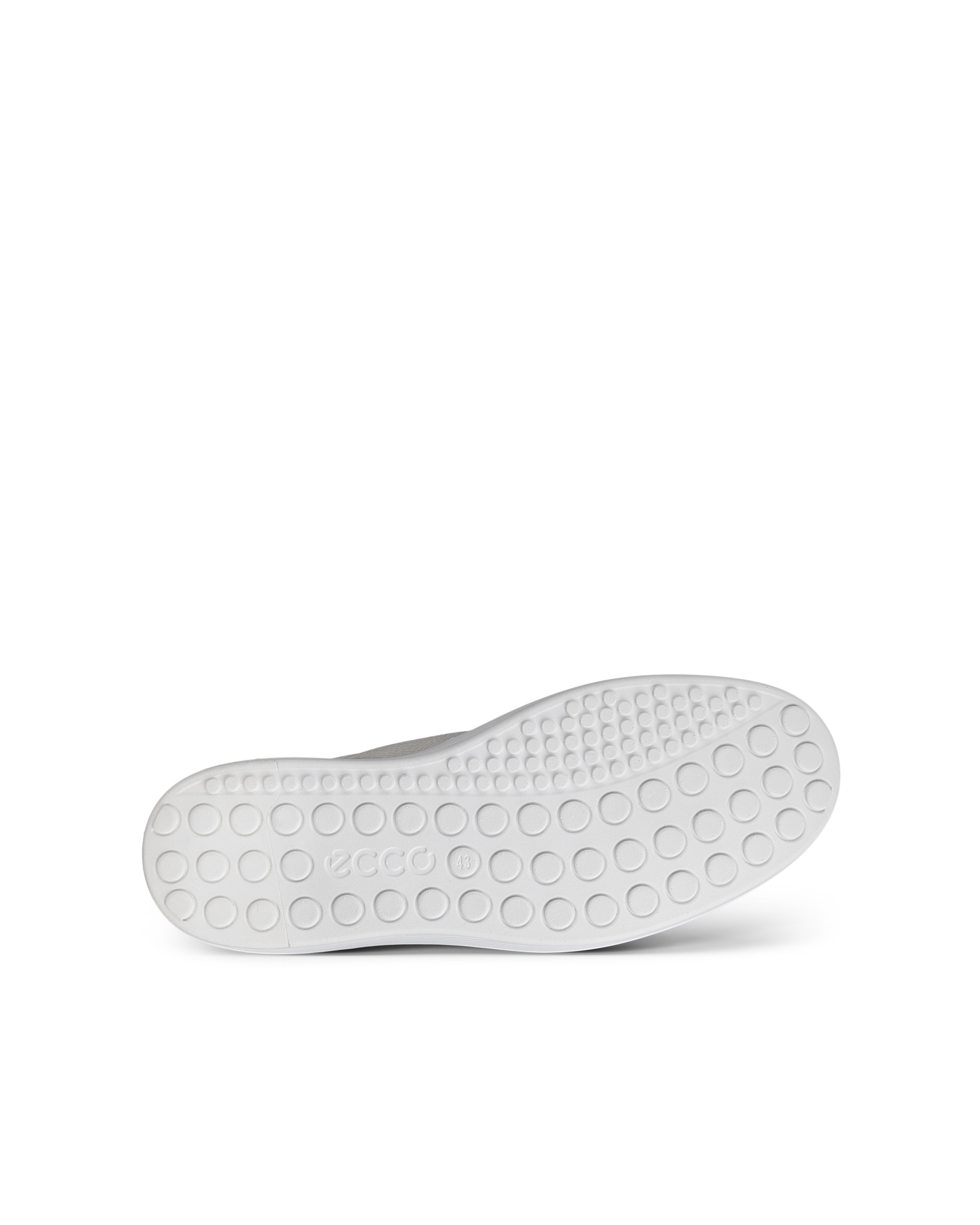 ECCO® Soft 60 baskets en cuir pour homme - Blanc - Sole