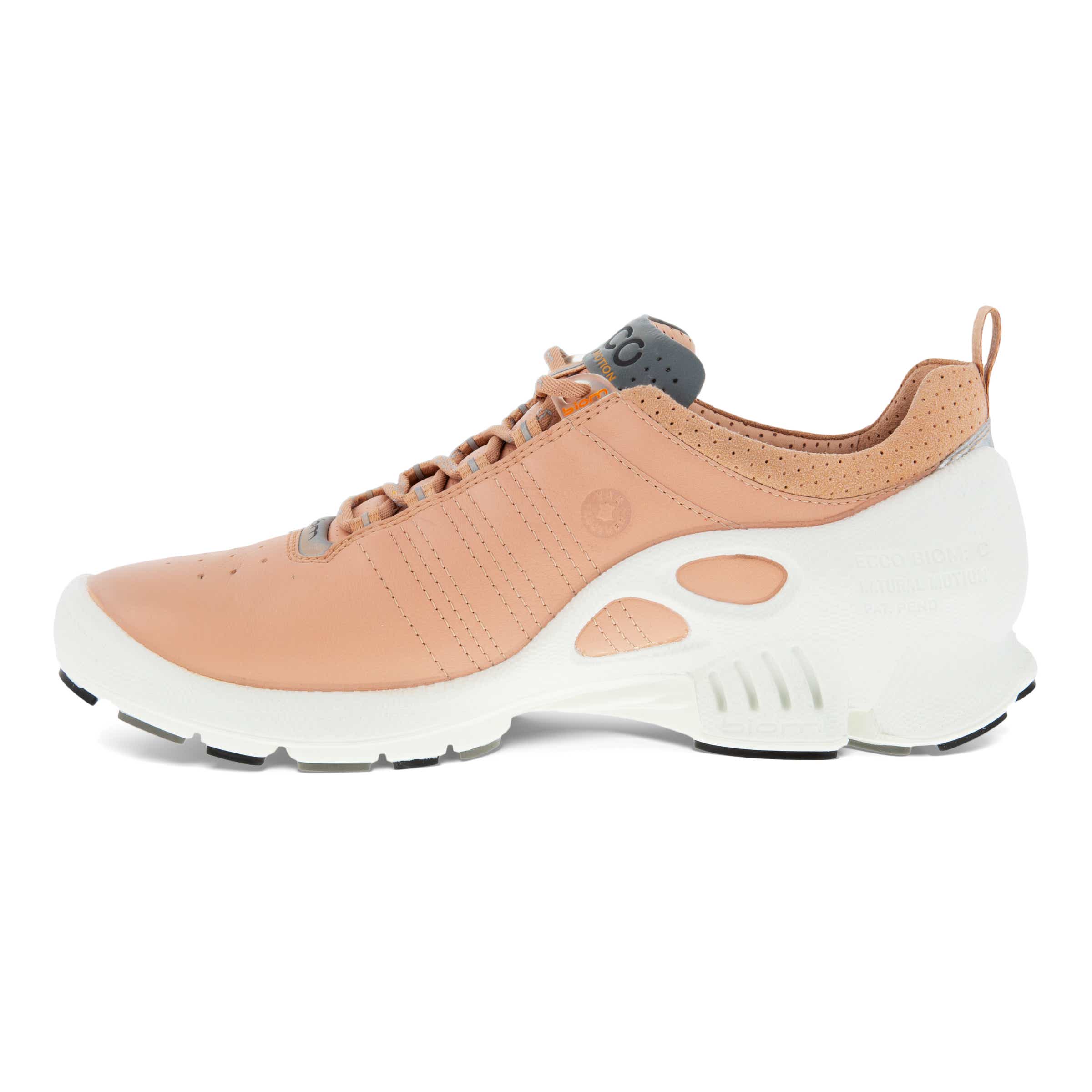 Women's ECCO® BIOM C Leather Sneaker - Orange - Inside