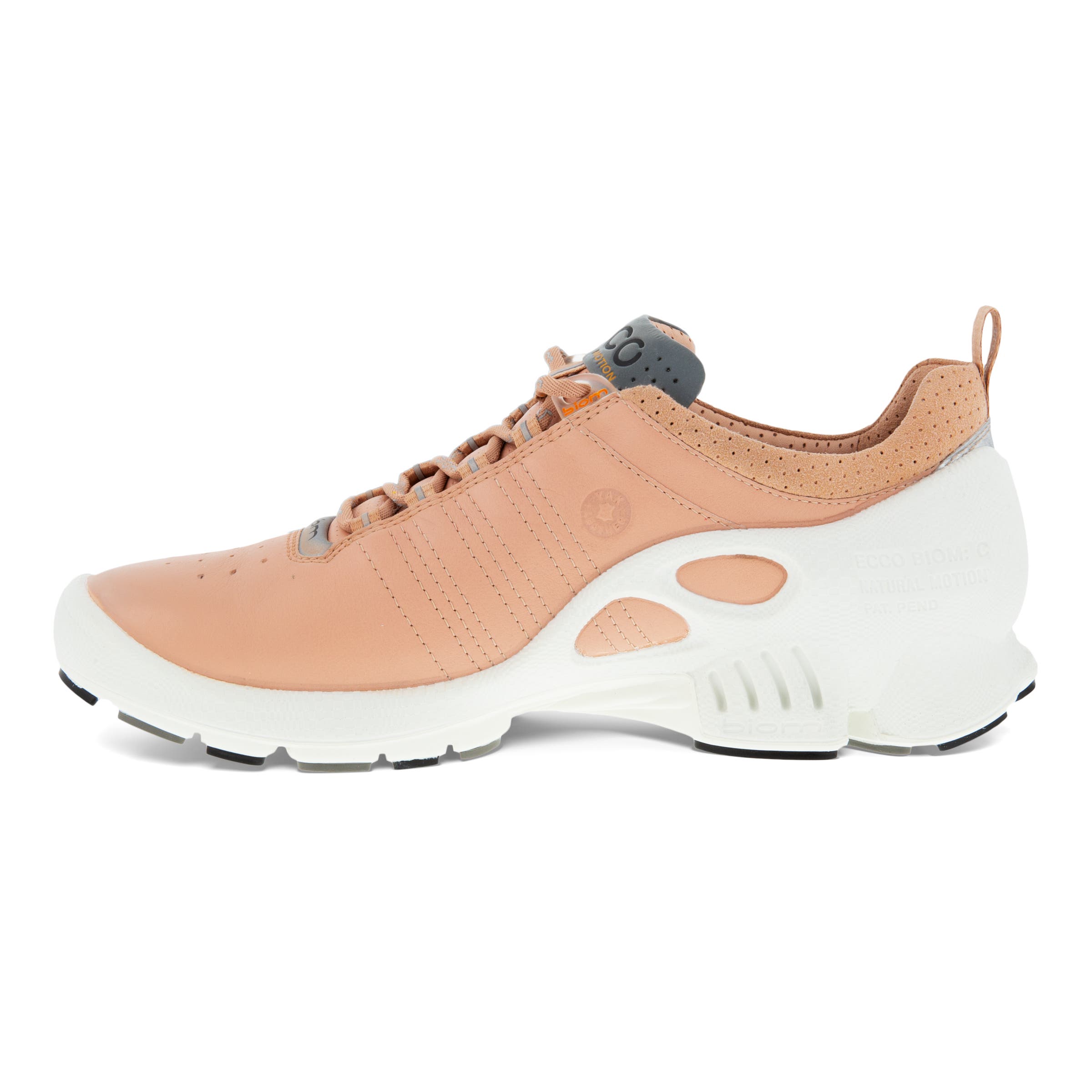 Women's ECCO® BIOM C Leather Sneaker - Orange - Inside