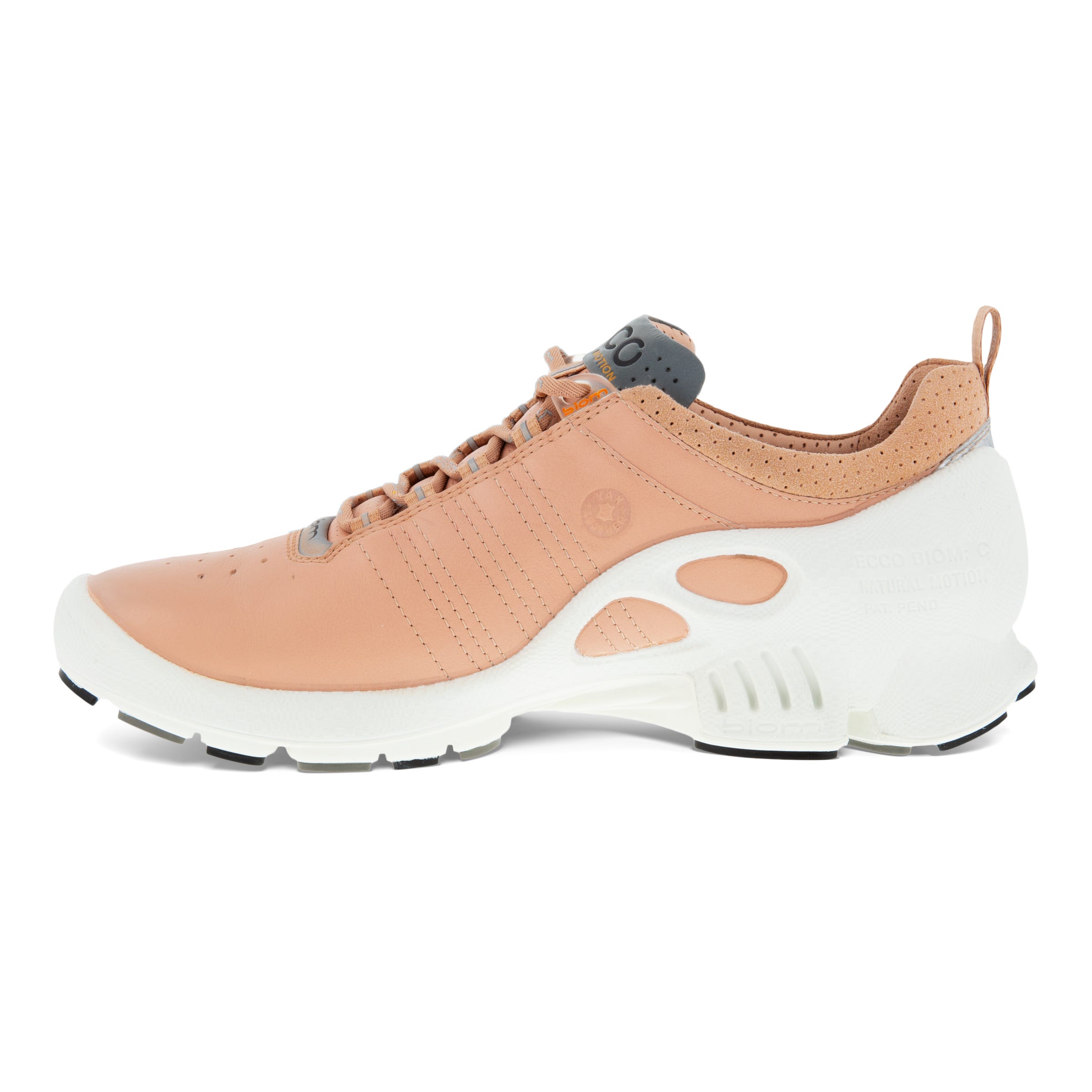 Women's ECCO® BIOM C Leather Sneaker - Orange - Inside