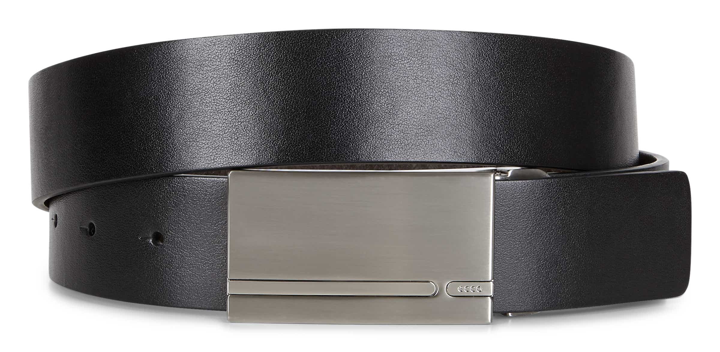 Men's ECCO® Henrik Formal Leather Belt - Black - Main