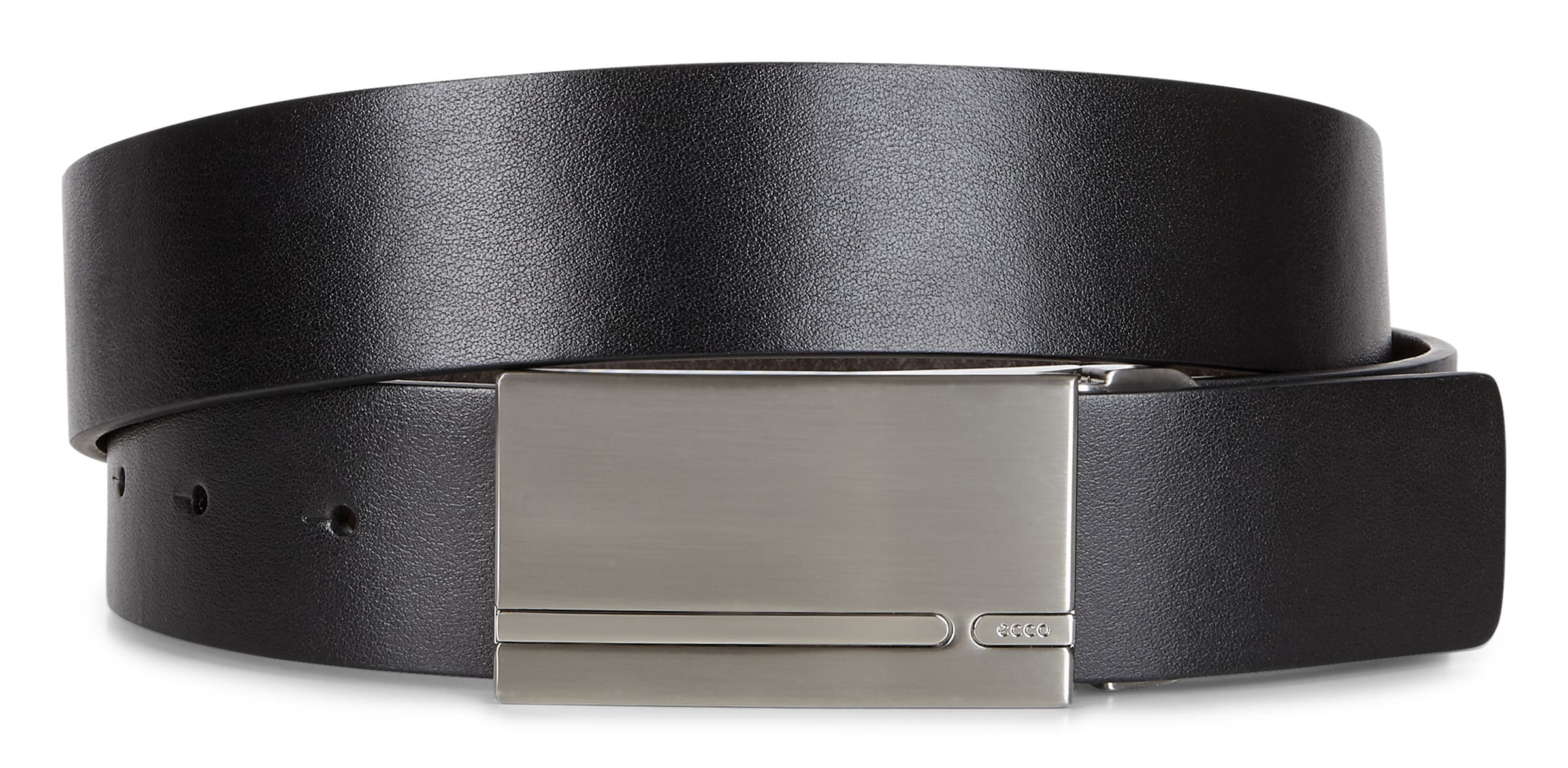 Men's ECCO® Henrik Formal Leather Belt - Black - Main