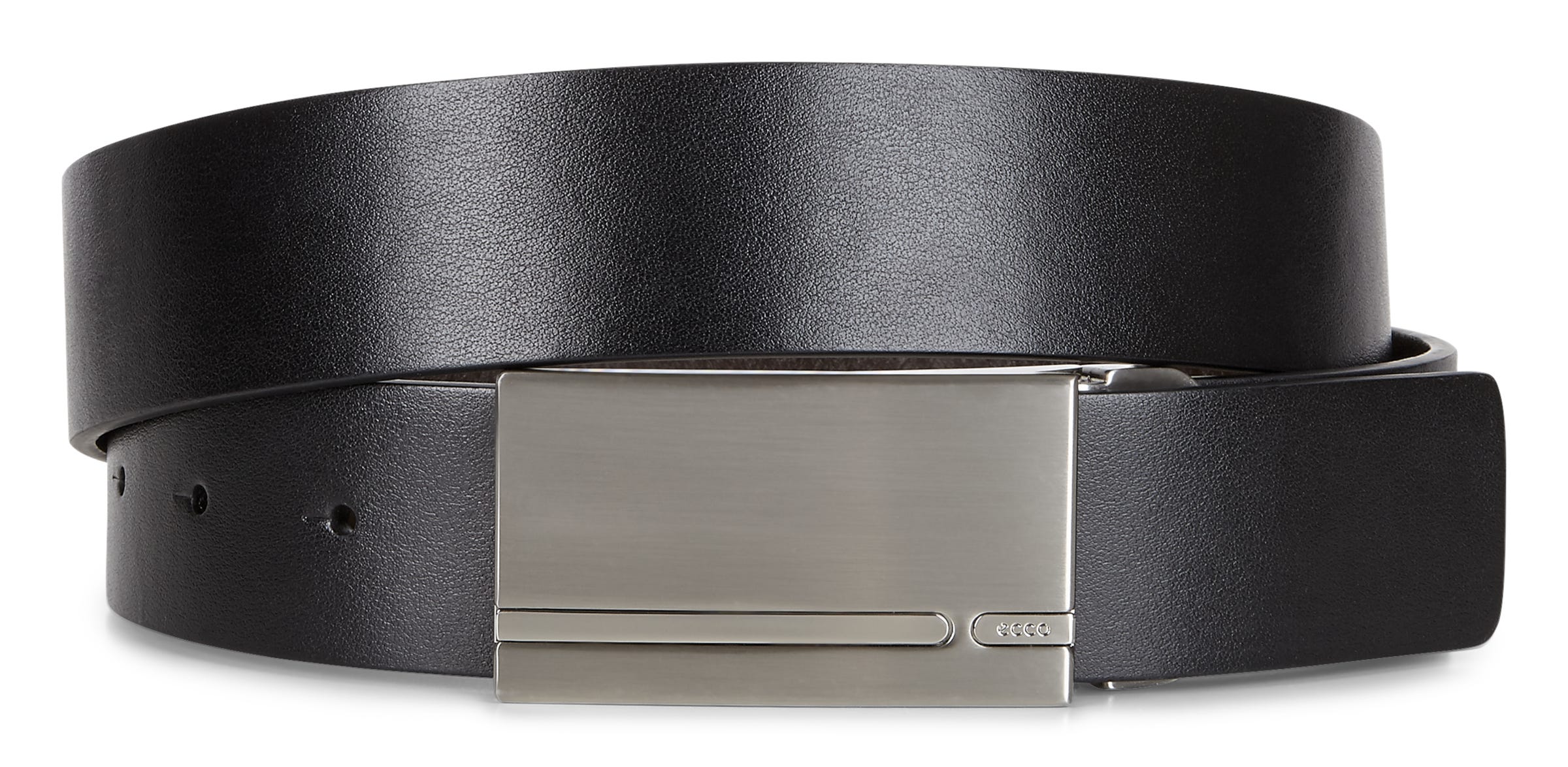 Men's ECCO® Henrik Formal Leather Belt - Black - Main